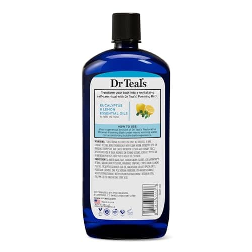 Dr Teal's Foaming Bath with Pure Epsom Salt, Restorative Minerals with Magnesium - Thumbnail 10