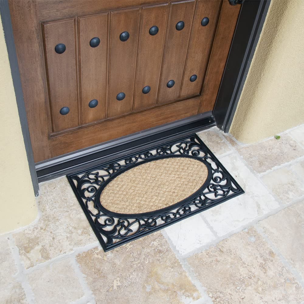 Rubber-Cal "Celtic Sea Outdoor Coco Coir Decorative Rubber Doormat, 18 x 30-Inch - Thumbnail 4
