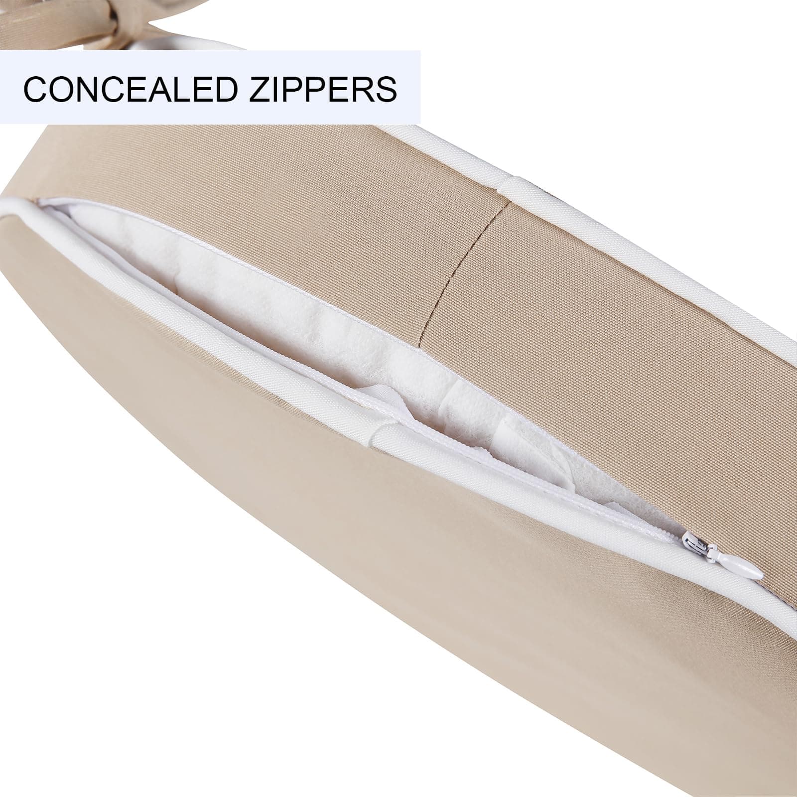 Blytieor Outdoor Bistro Chair Cushions Set of 2 Waterproof 15" Round Seat Cushio - Thumbnail 8