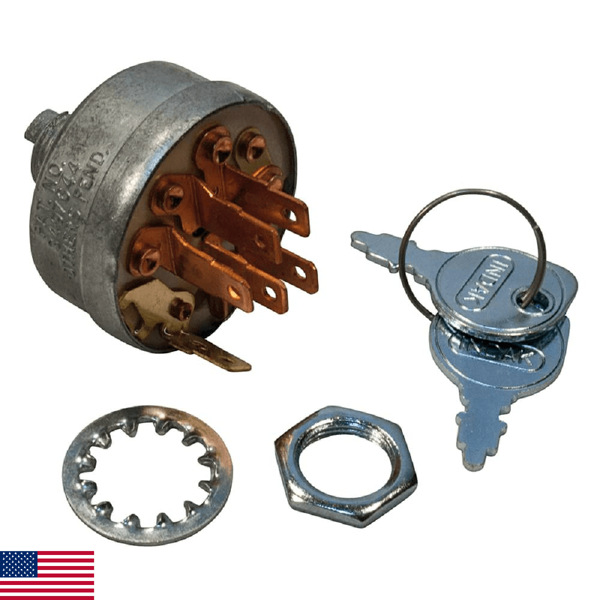 Stens Ignition Switch 430-662 Compatible with Kohler CH11, CH12.5, CH14, CH18, C - Image 1