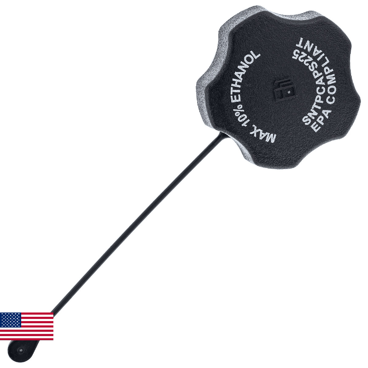 MTD 951-12428 Replacement Part Fuel Cap with Tether - Image 1