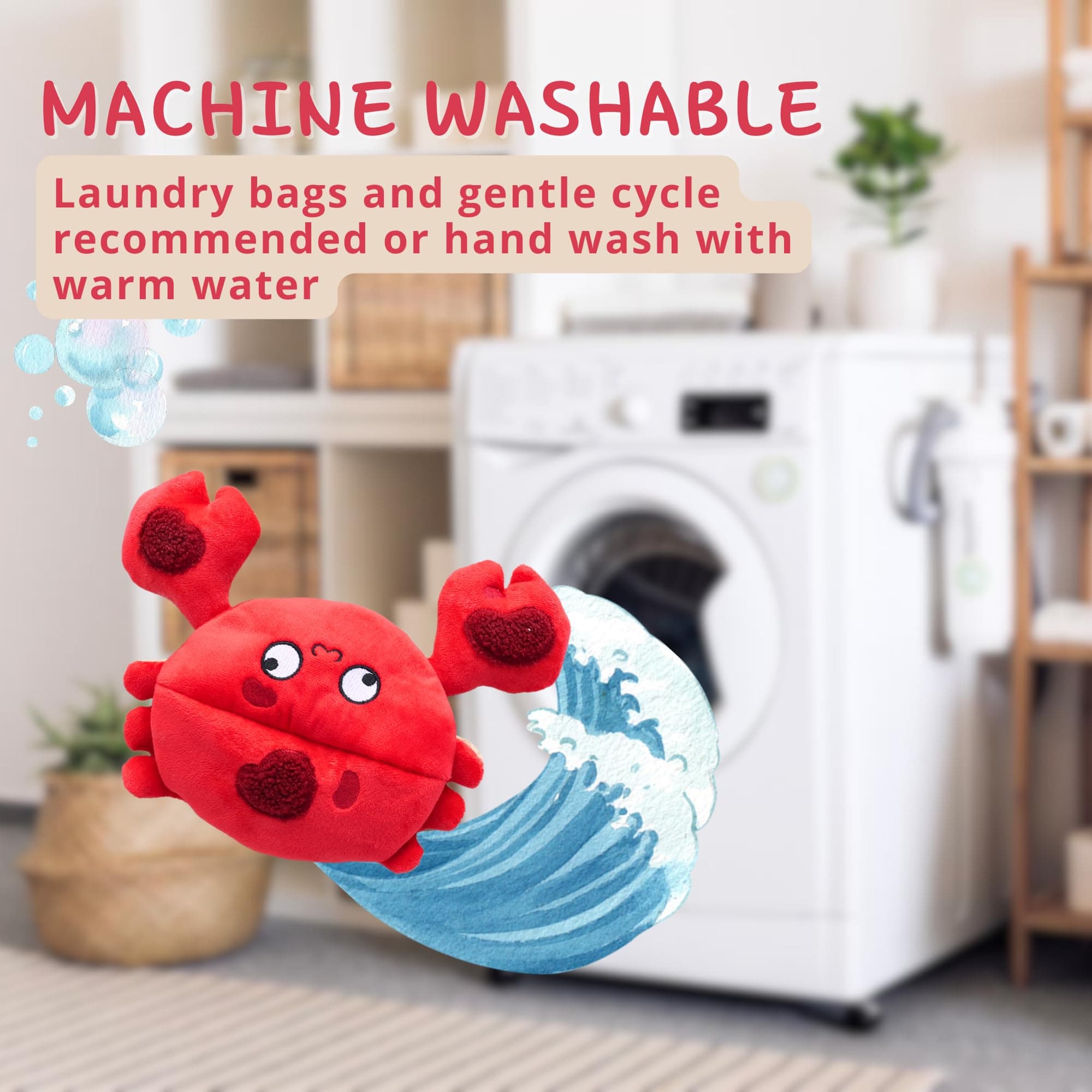 Pawfoo Lab Squeaky Dog Toy, Interactive Plush Hide and Seek Puppy Toys to Keep T - Thumbnail 9