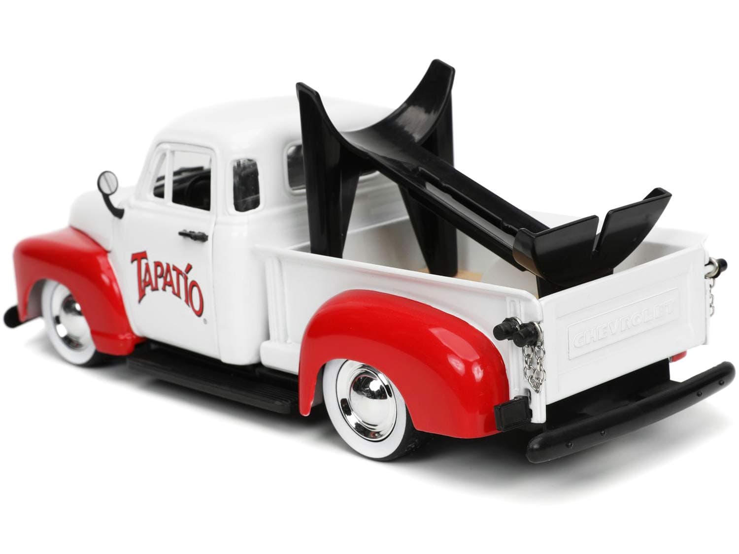 Jada Toys Tapatio 1:24 1953 Chevy Pick Up Die-cast Car with 2.75"" Charro Man Fi - Thumbnail 4