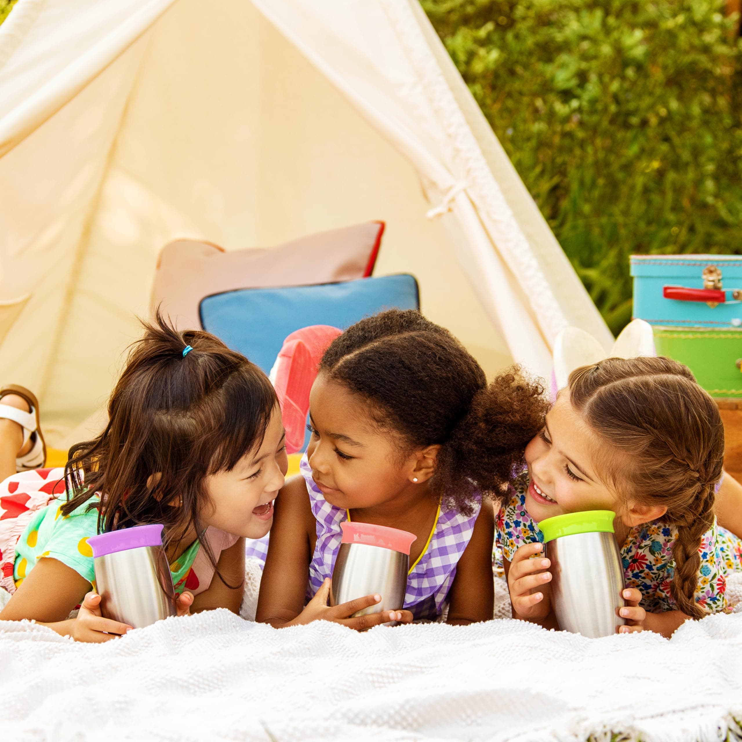 Munchkin Sippy Cup for Toddlers, Miracle 360 Stainless Steel with Straw Cup and - Thumbnail 6