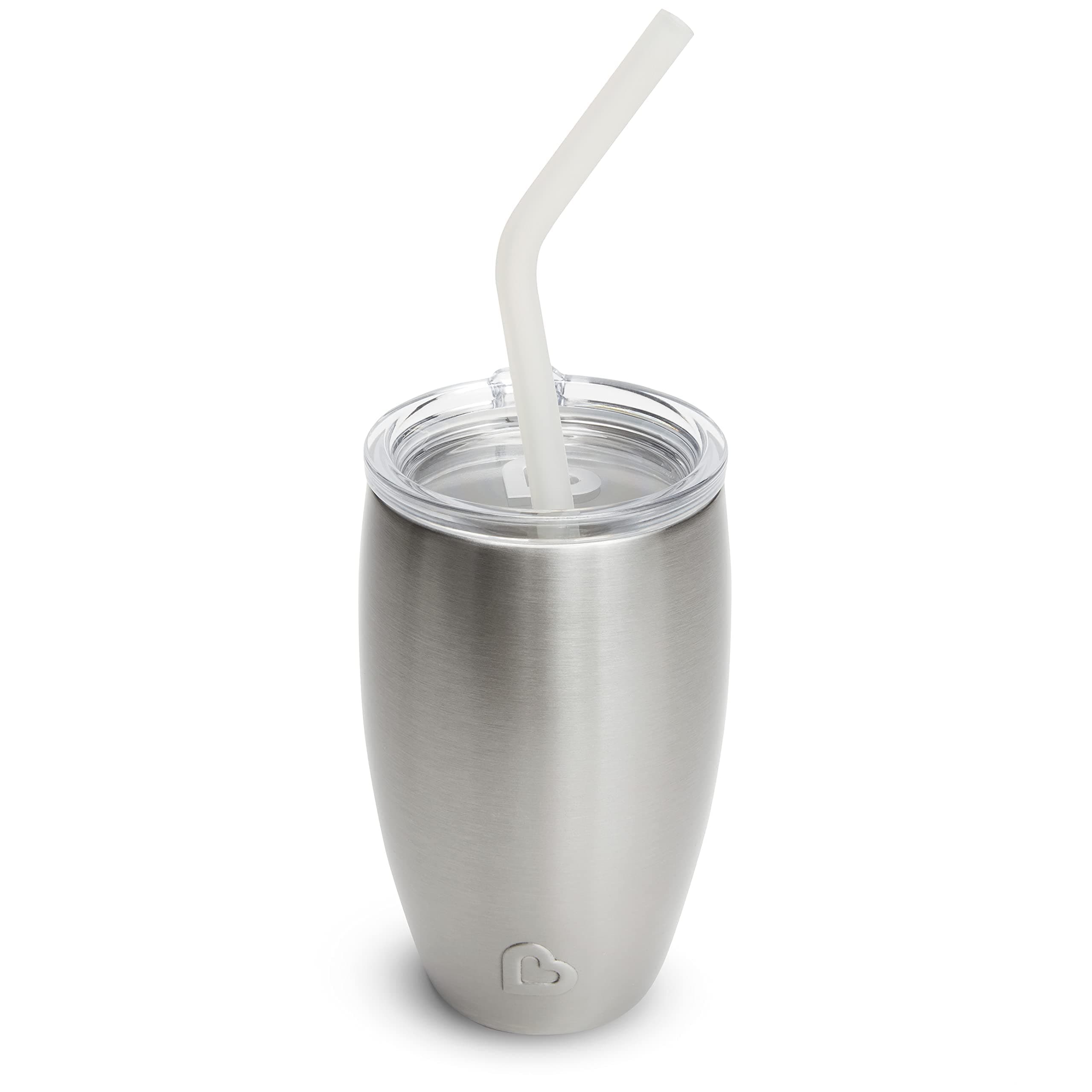Munchkin Sippy Cup for Toddlers, Miracle 360 Stainless Steel with Straw Cup and - Thumbnail 3