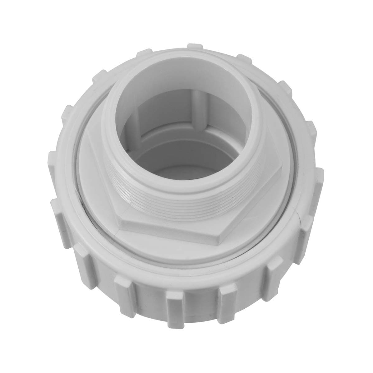 XtremepowerUS PVC 1.5" Slip Union Socket Joint Adapter for Pool Pump (2-Pack) - Thumbnail 5