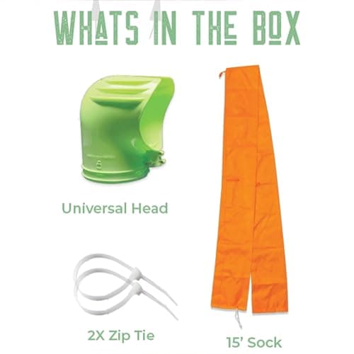 Easy Pickins EP-FH-1 Fruit Picker Basket with Funnel, Green - Thumbnail 2