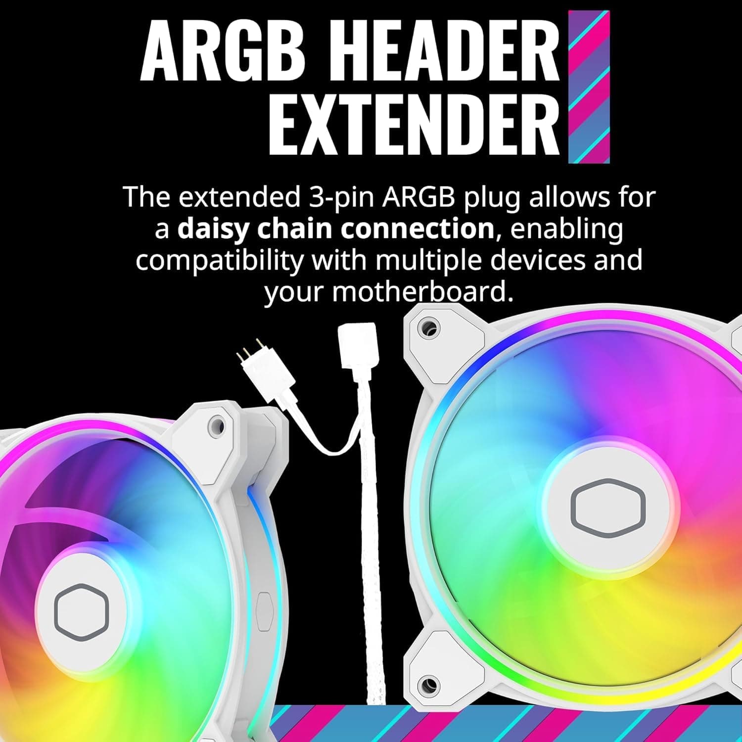 Cooler Master MasterFan MF140 Halo2 White - Thumbnail 8