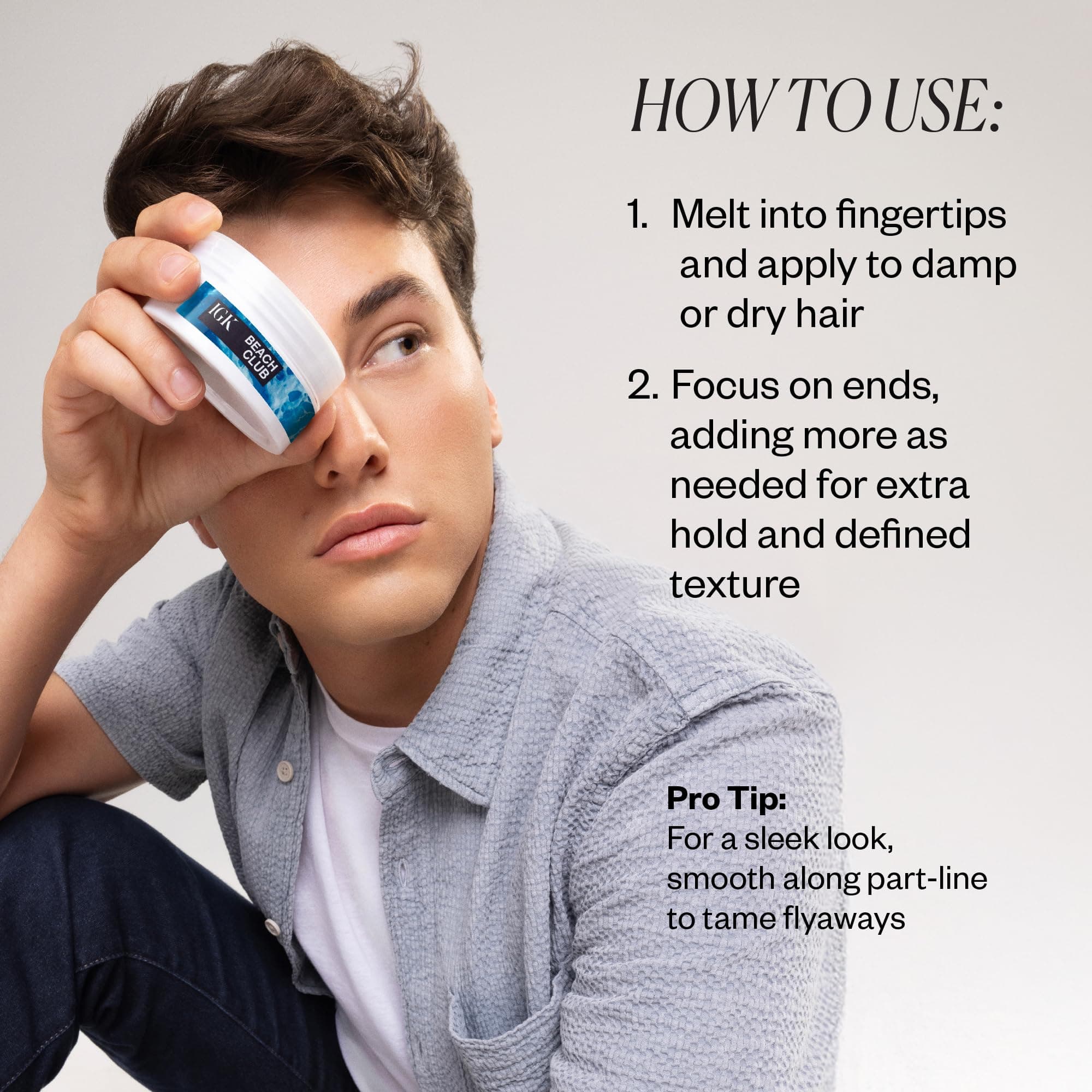 IGK BEACH CLUB Soft Texture Paste | Touchable + Non-Sticky + Hold | Vegan + Crue - Thumbnail 5