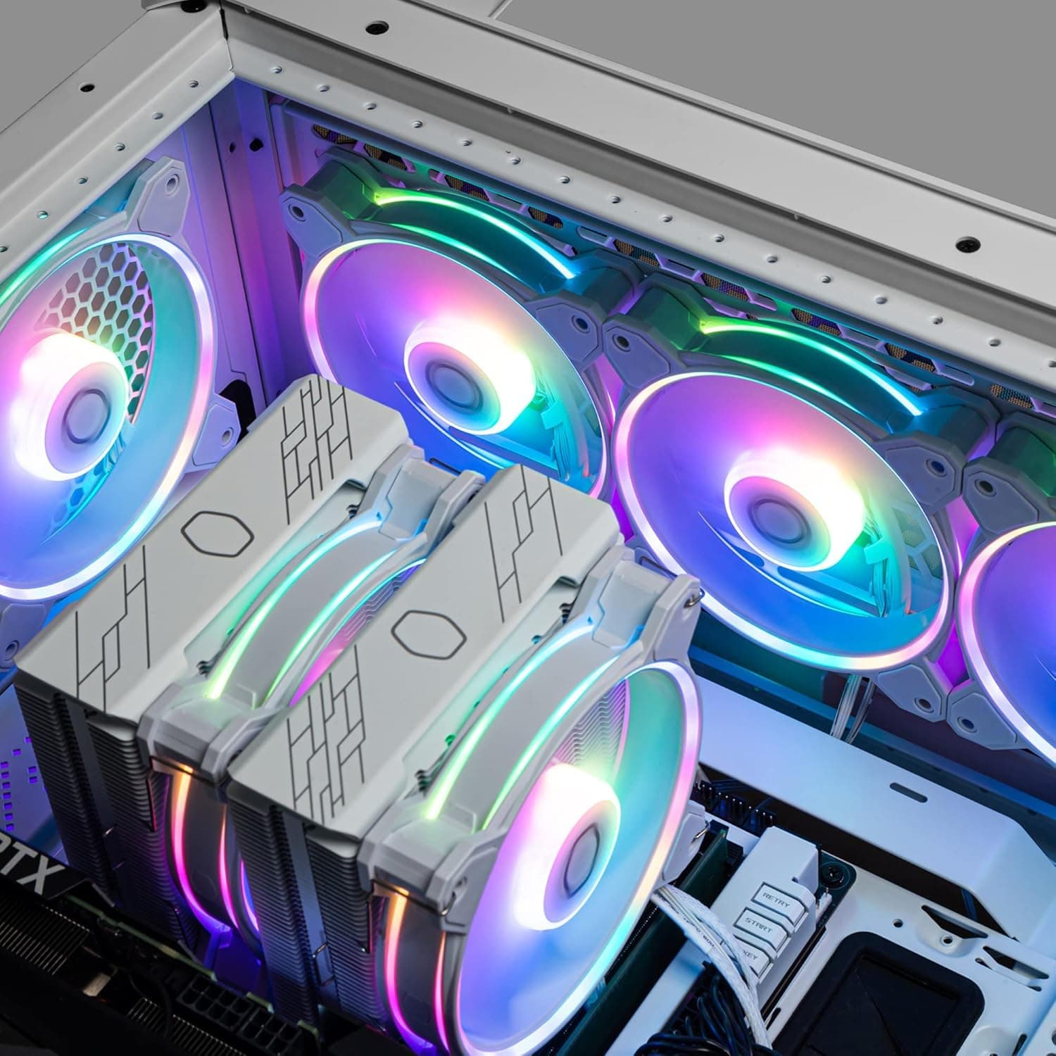 Cooler Master MasterFan MF140 Halo2 White - Thumbnail 9