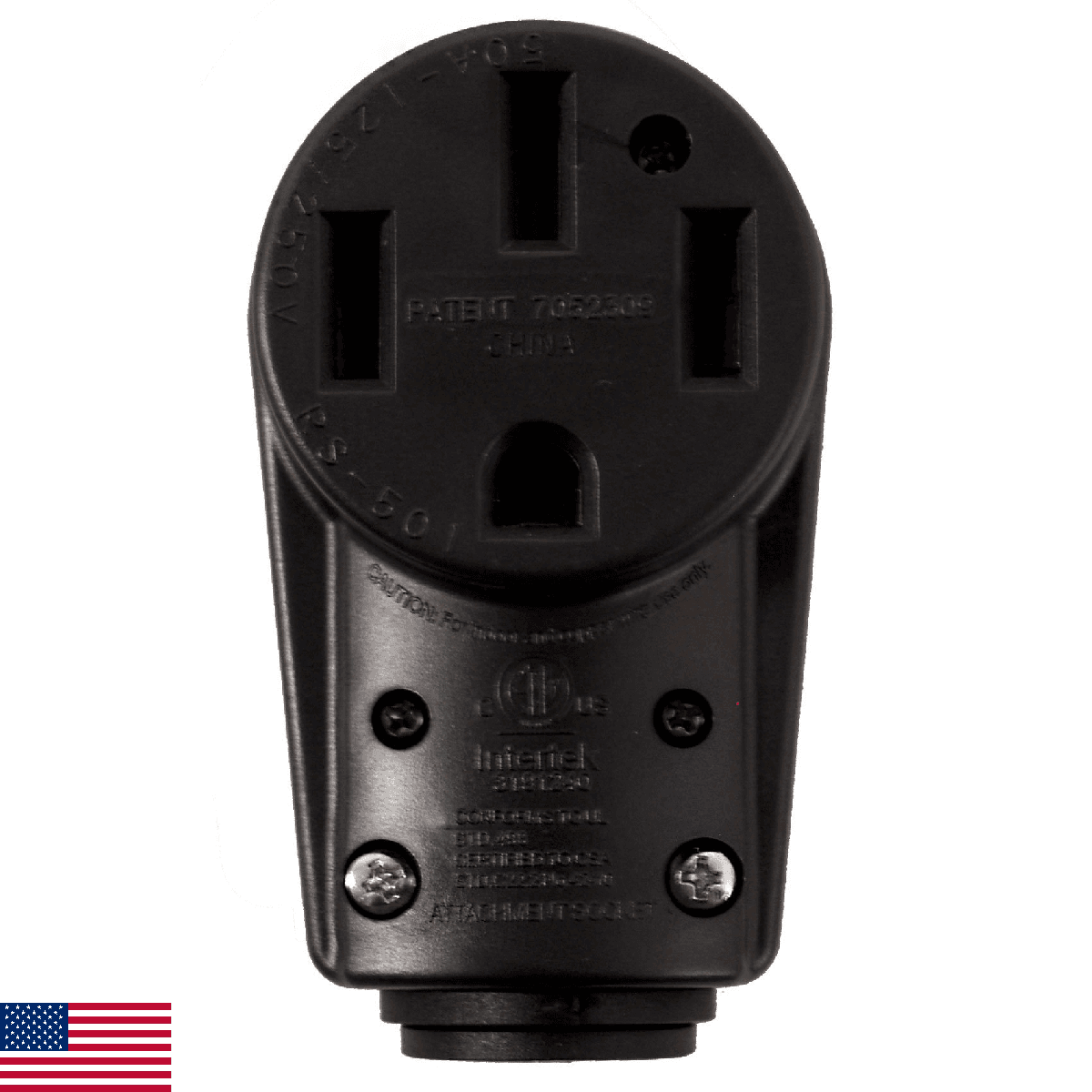 Voltec 16-00579 50 Amp Female Replacment Head - Image 1