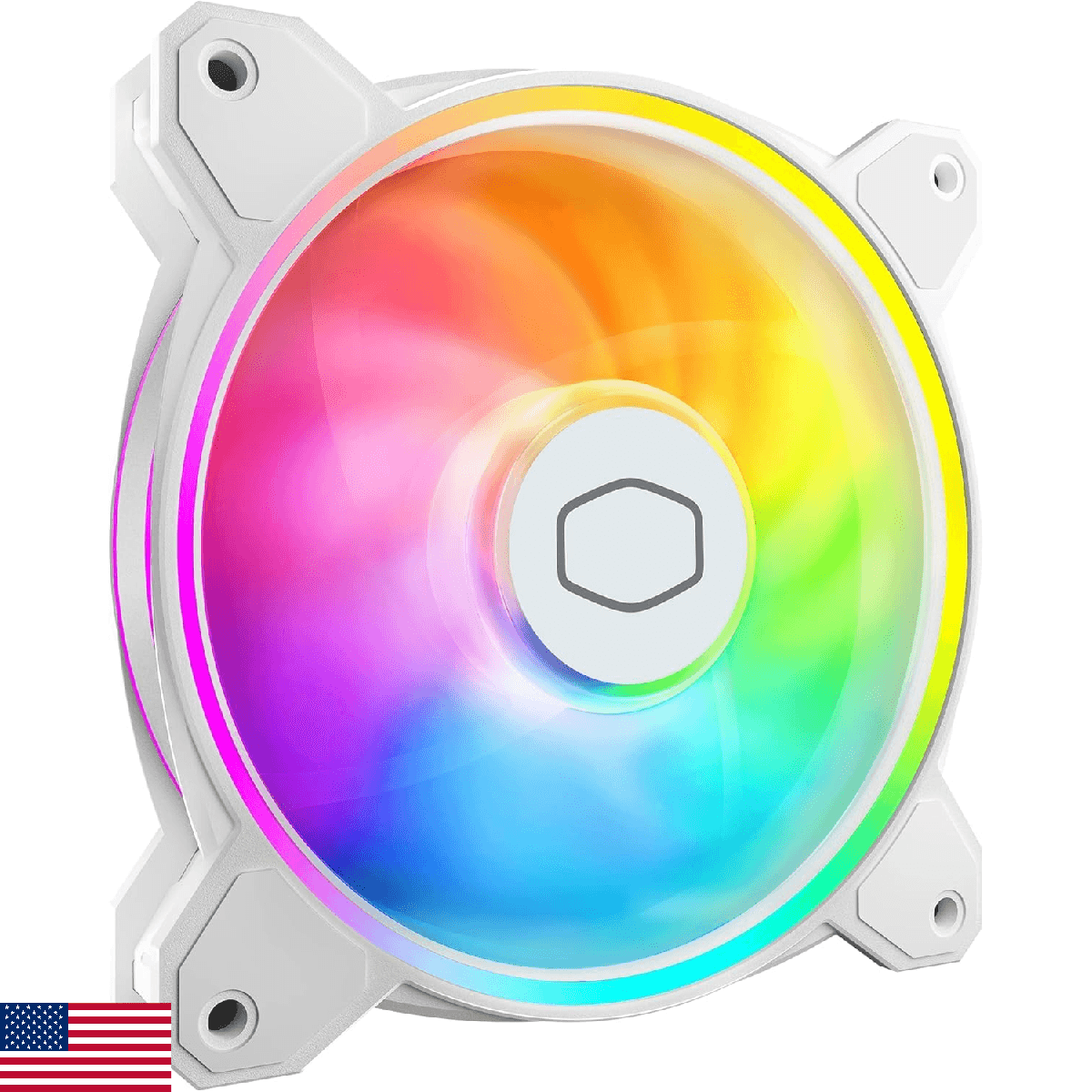 Cooler Master MasterFan MF140 Halo2 White - Image 1