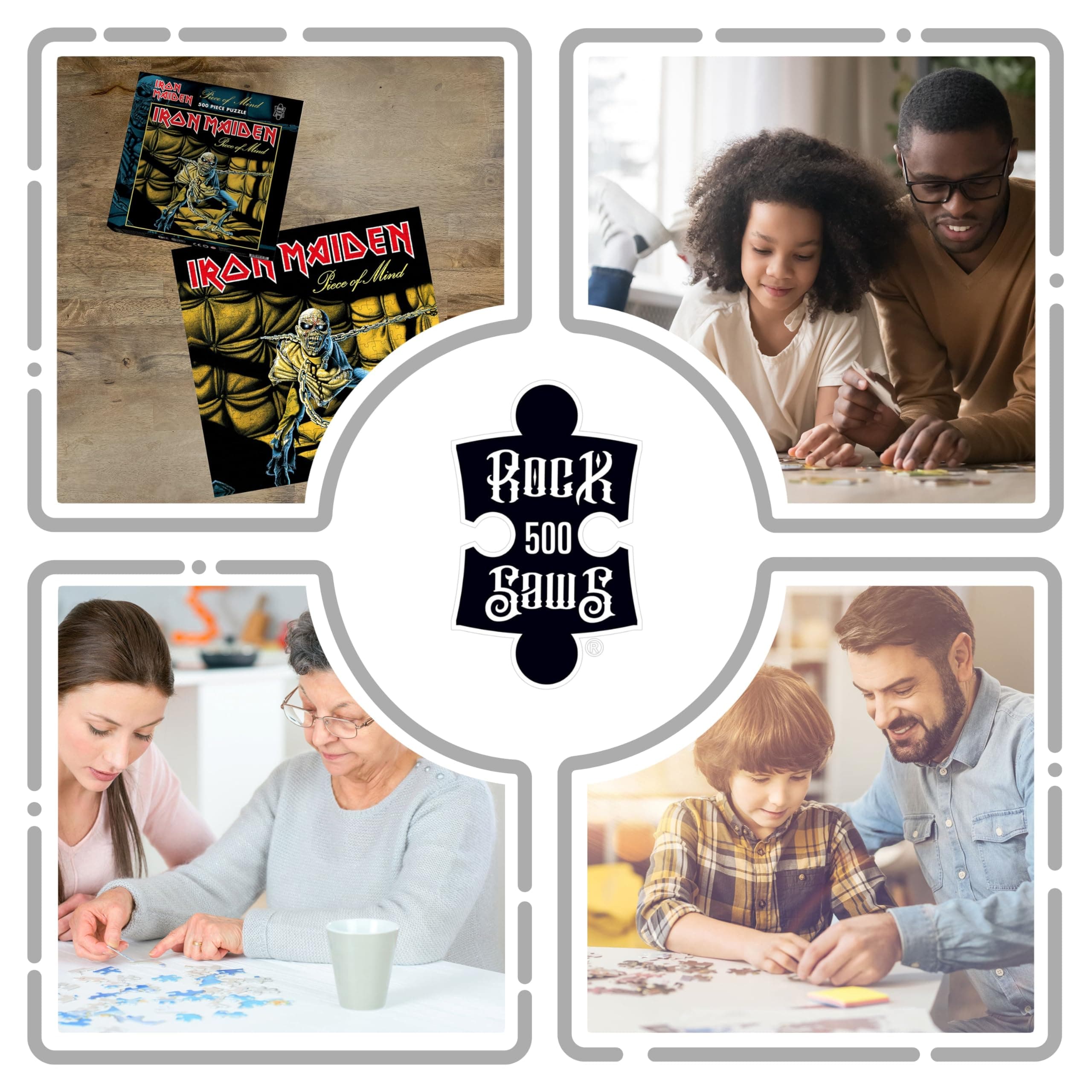 Iron Maiden Piece of Mind 500 Piece Jigsaw Puzzle - Thumbnail 4