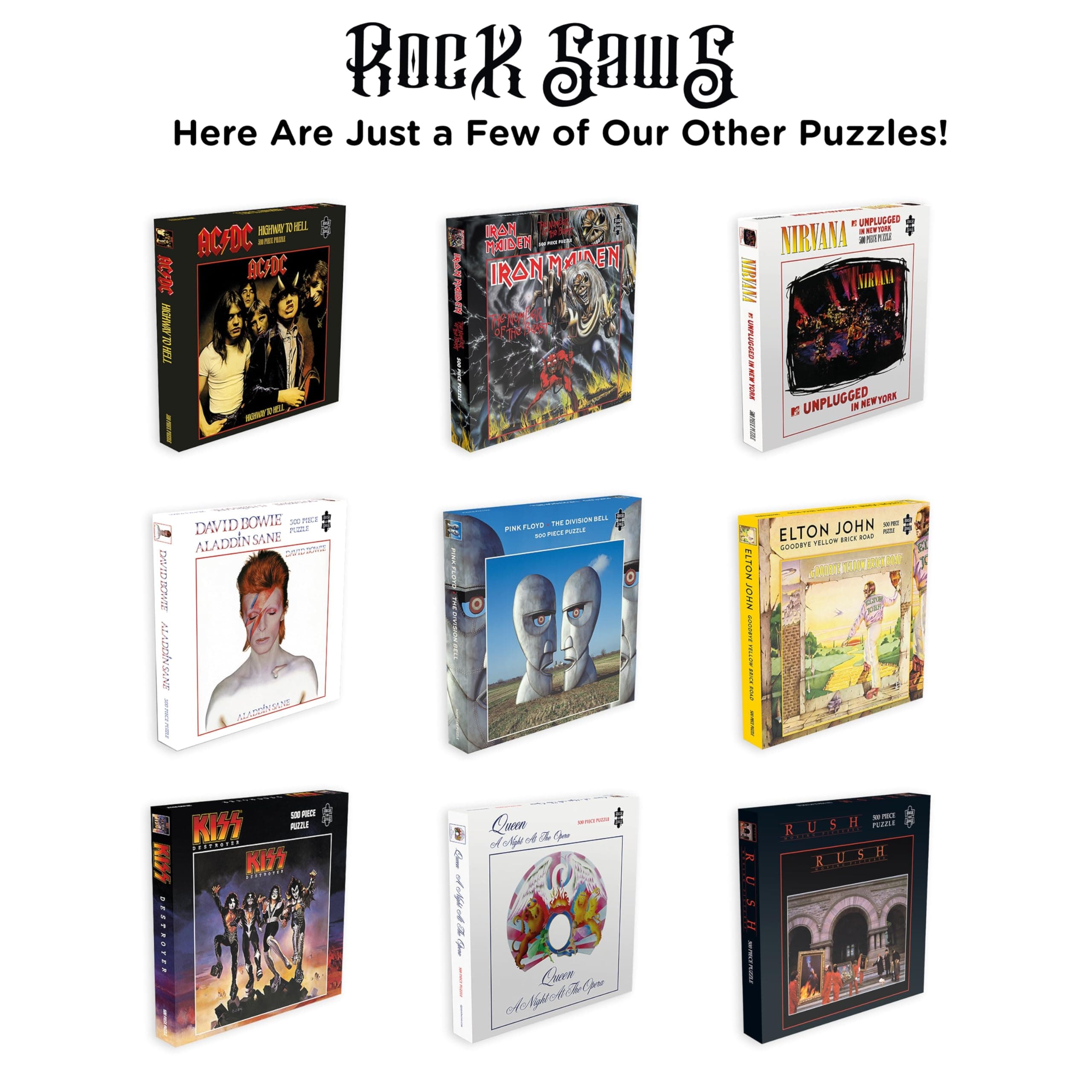 Iron Maiden Piece of Mind 500 Piece Jigsaw Puzzle - Thumbnail 6