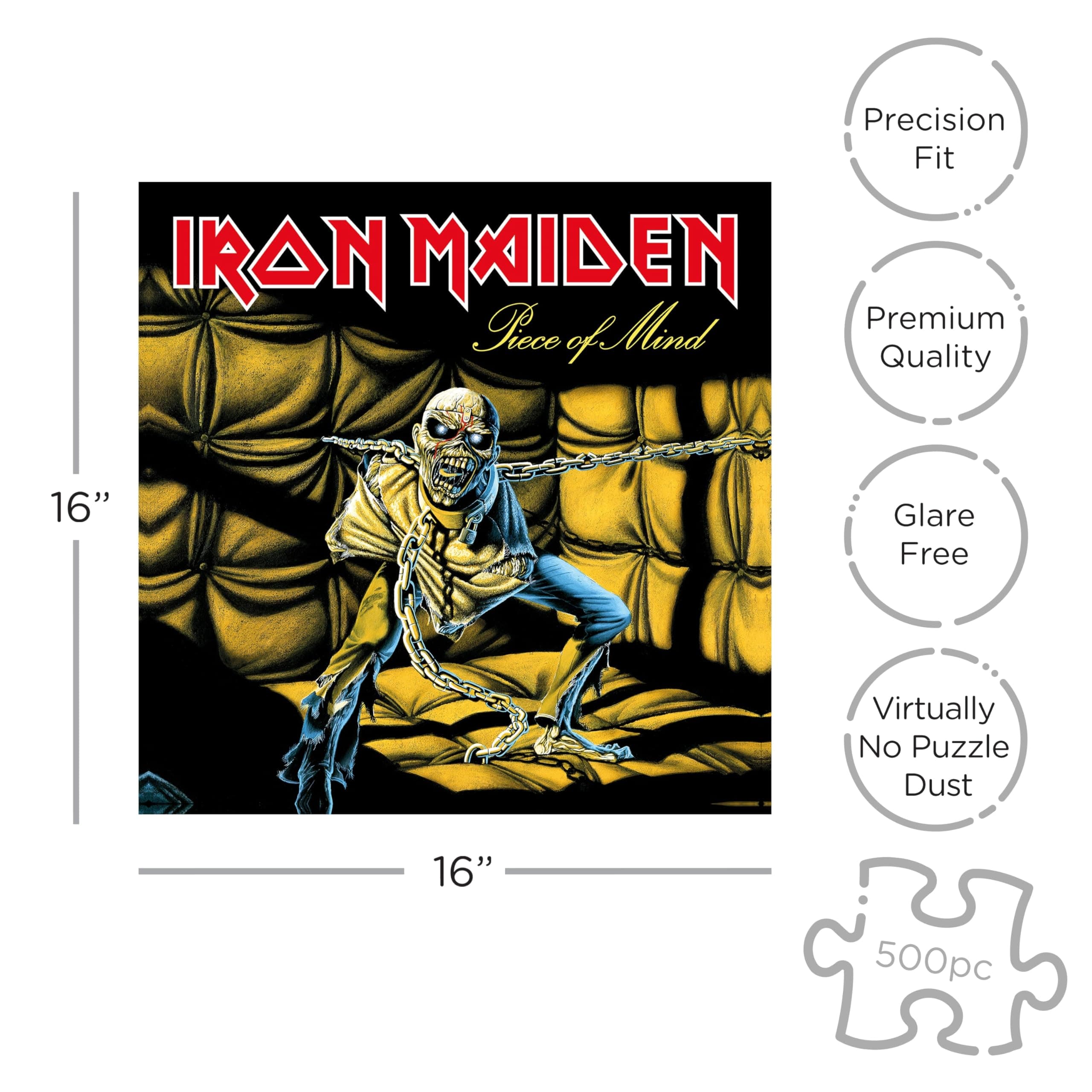 Iron Maiden Piece of Mind 500 Piece Jigsaw Puzzle - Thumbnail 2