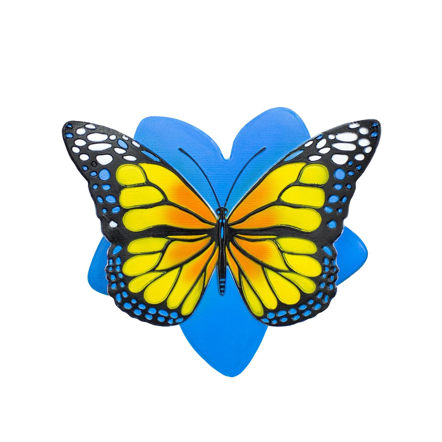 Poolmaster Chlorine Dispenser for Swimming Pools and Spas, Yellow Butterfly - Thumbnail 2