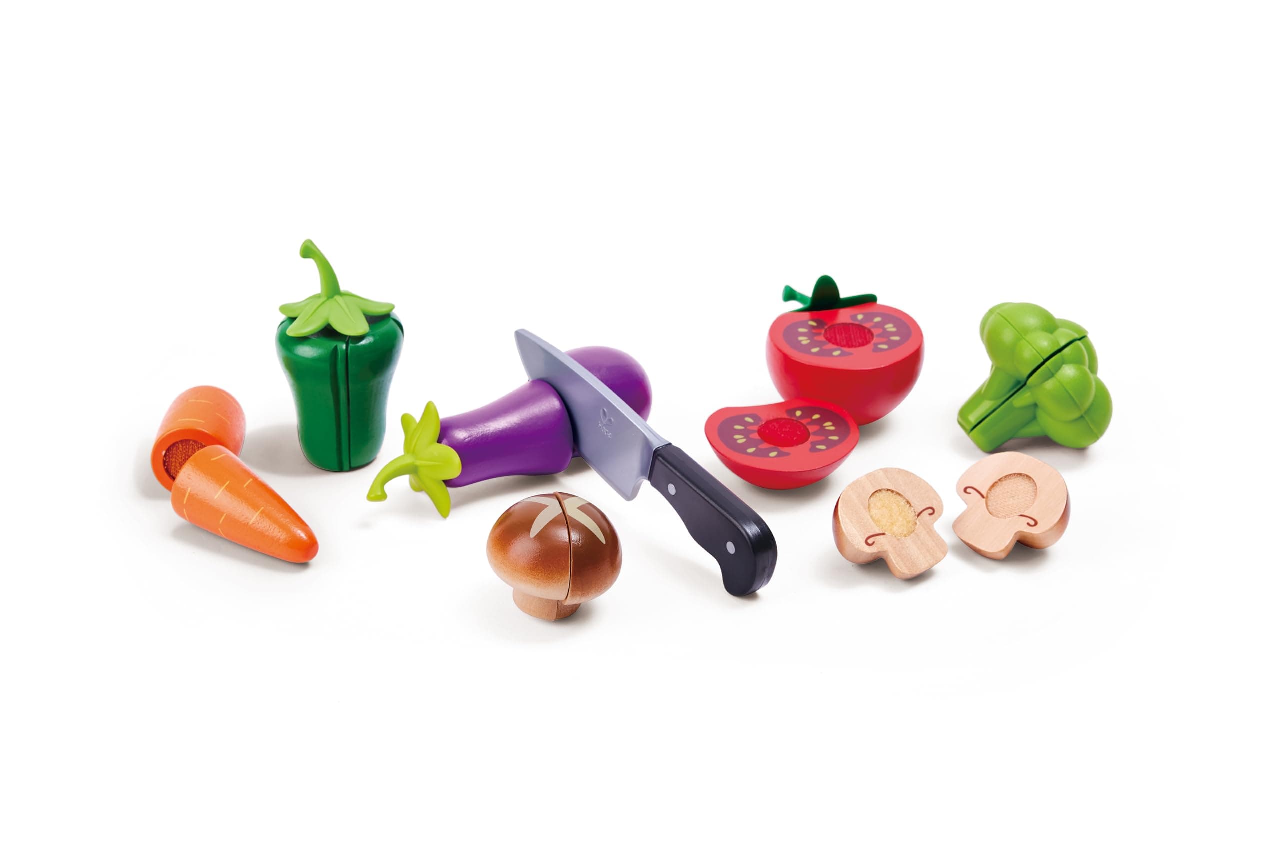 Hape Garden Vegetables | Wooden Cooking Accessories for Kids, Pretend Play Food, - Thumbnail 7