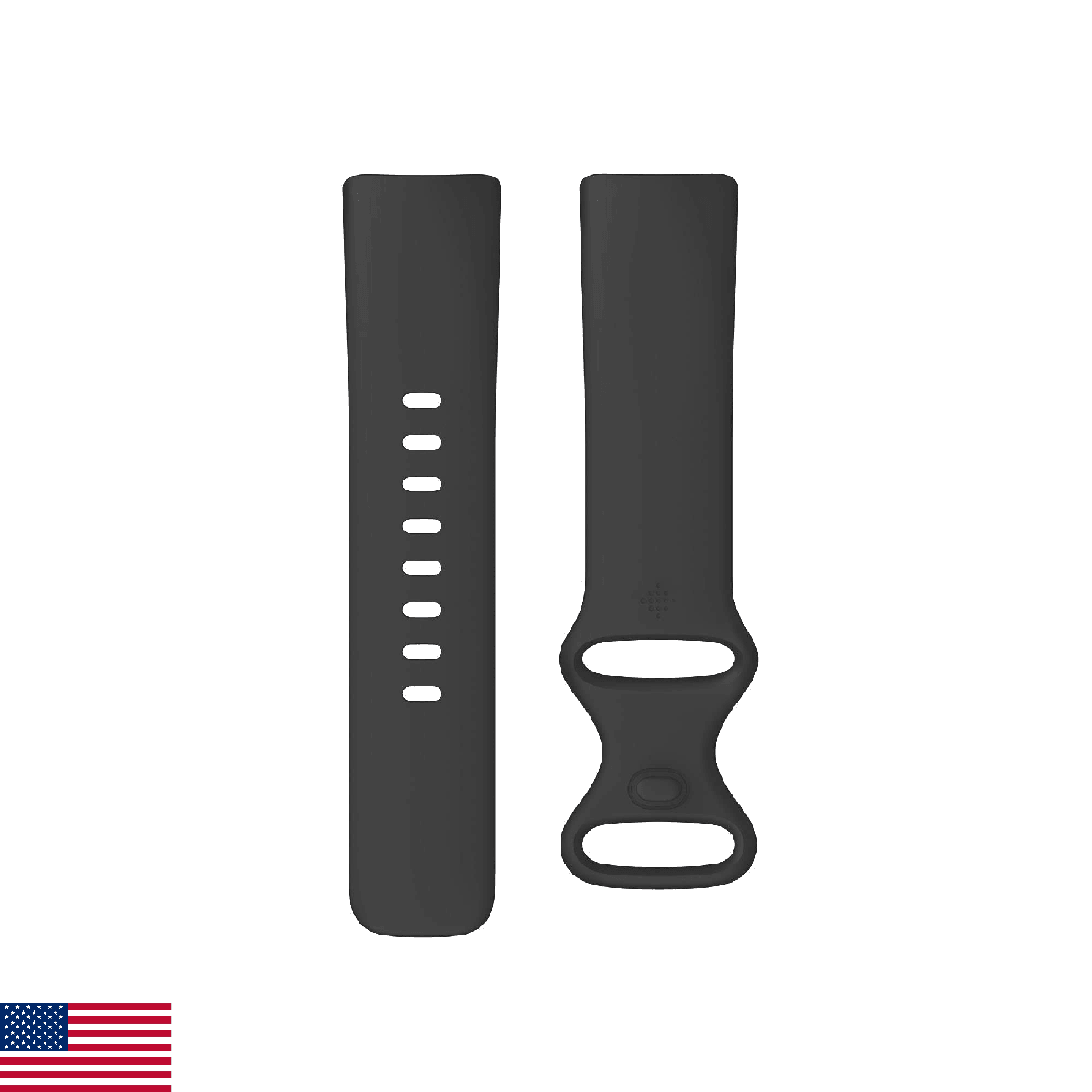 Fitbit Charge 5 & 6 Infinity Accessory Band, Official Fitbit Product, Black, Sma - Image 1