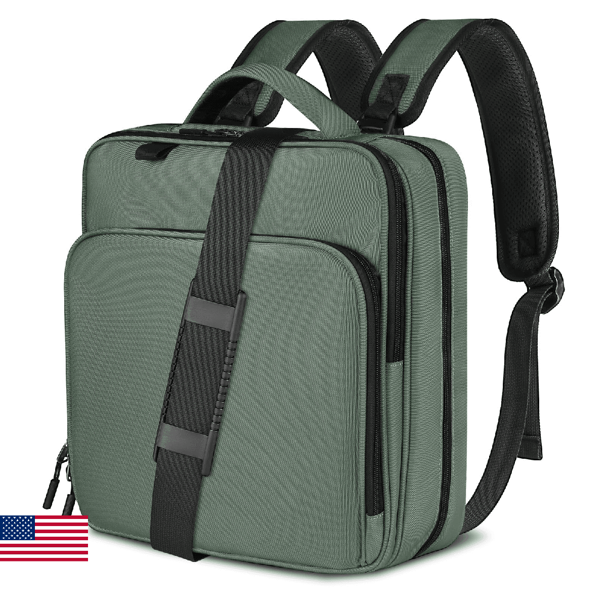 Zipper Binder Bag, 2-inch 3-Rings with Multiple Pockets File Folder - 500 Sheet - Image 1