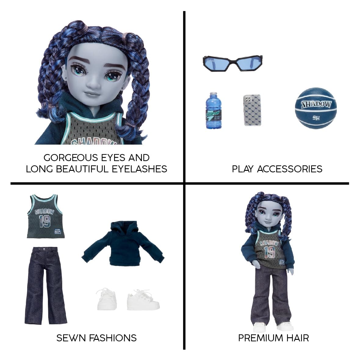 Rainbow High Shadow High Oliver - Blue Fashion Doll - Boy. Fashionable Outfit & - Thumbnail 5