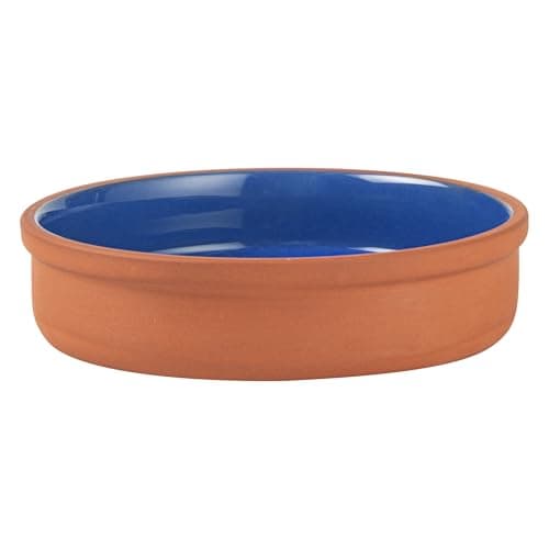 Restaurantware-Terra Tek 15.2 Ounce Terracotta Cazuelas, 2 Blue Glazed Clay Pots - Thumbnail 11