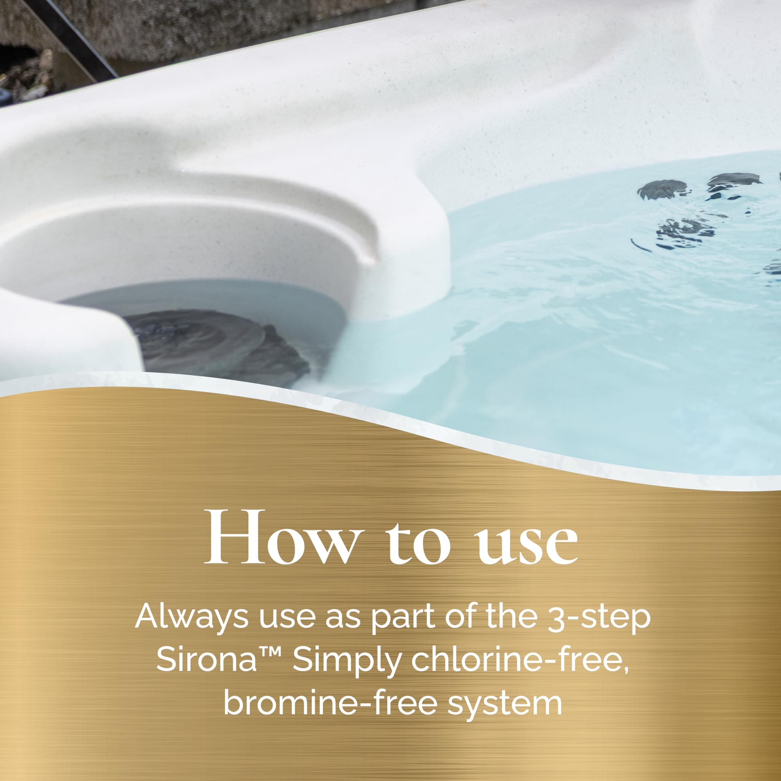 Sirona Spa Care Simply Waterline Control – Step 1 in The 3-Step Sirona Simply Ch - Thumbnail 5