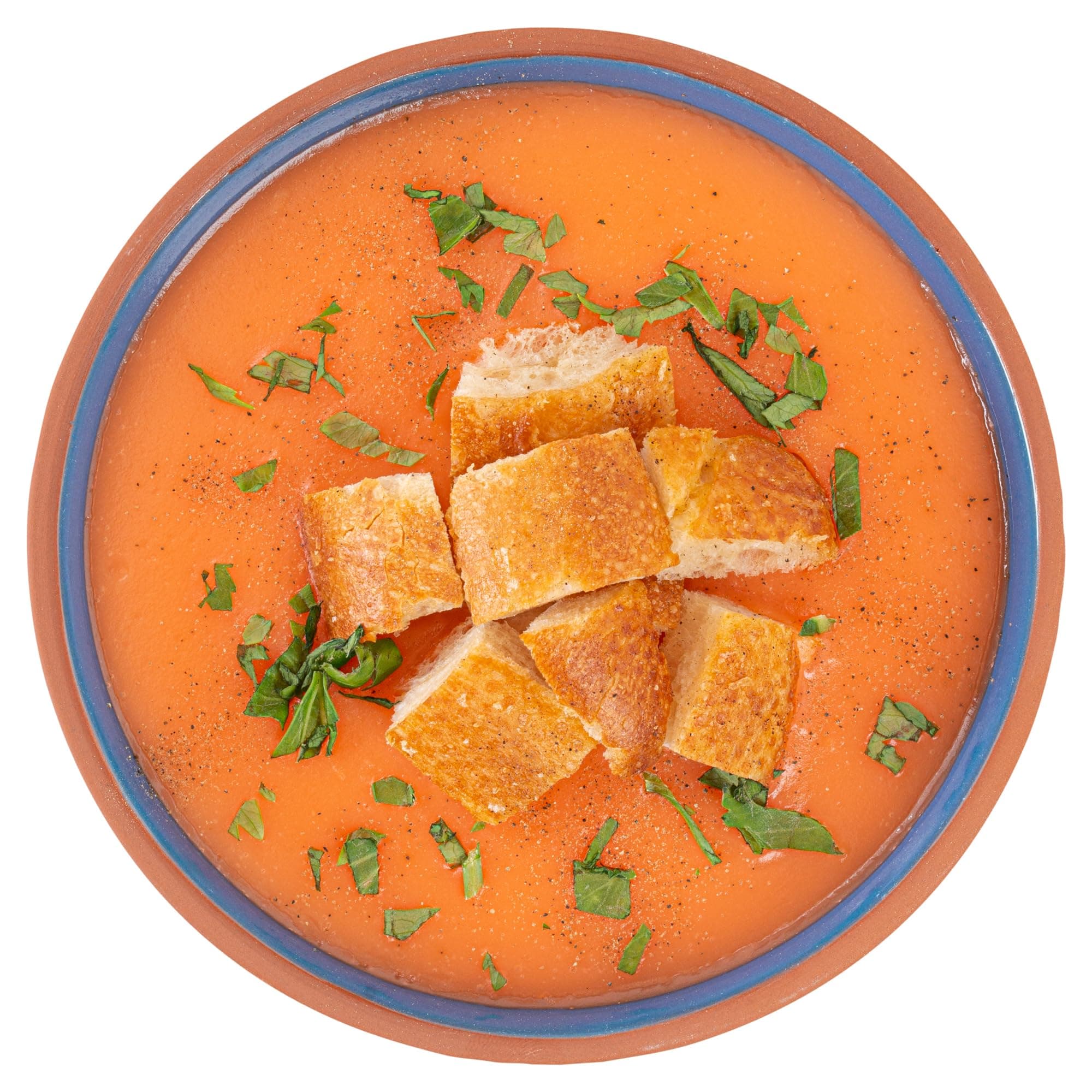 Restaurantware-Terra Tek 15.2 Ounce Terracotta Cazuelas, 2 Blue Glazed Clay Pots - Thumbnail 9