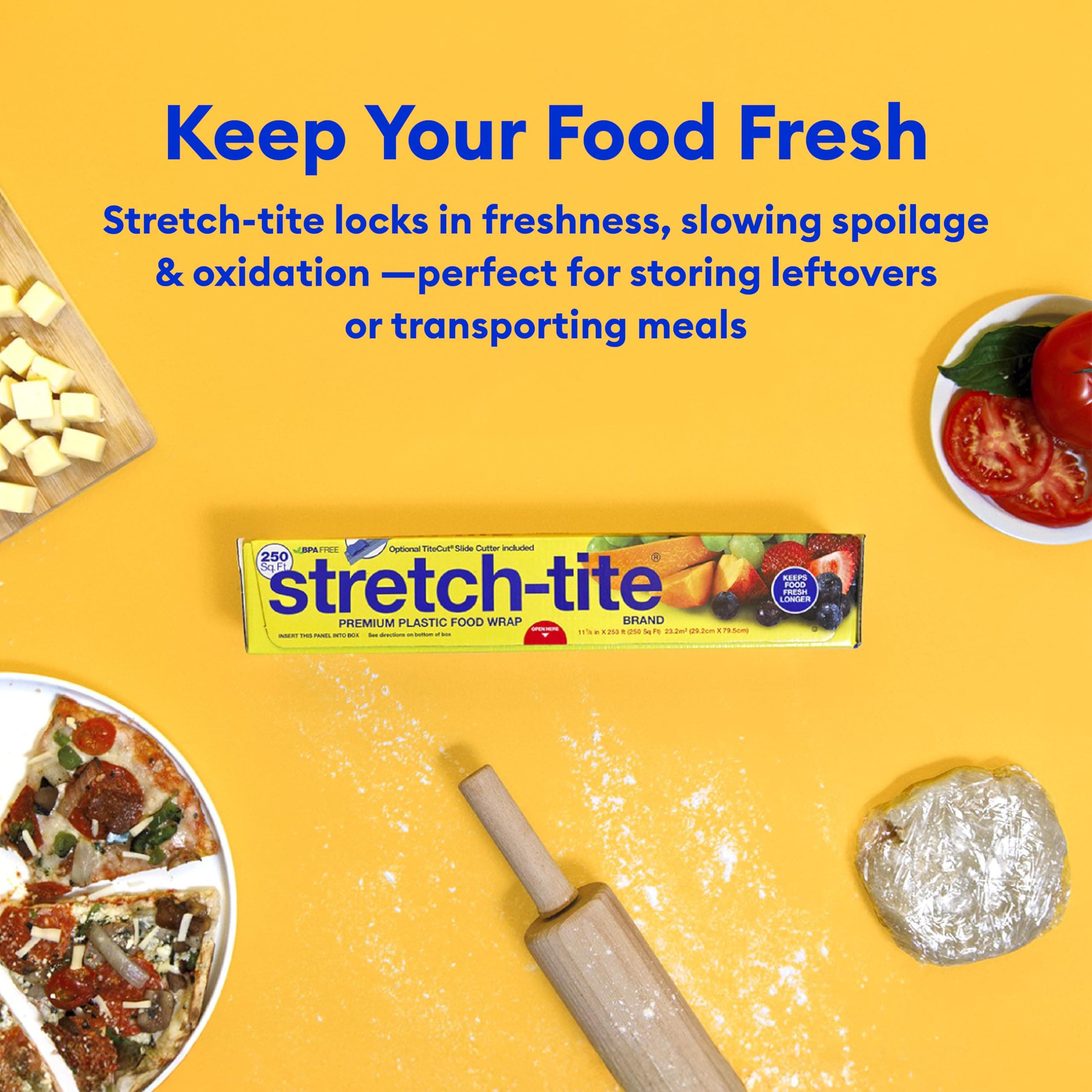 Stretch-Tite Wrap'n Snap 7500 Dispenser, Easy Refill and Cutter for Plastic Wrap - Thumbnail 5