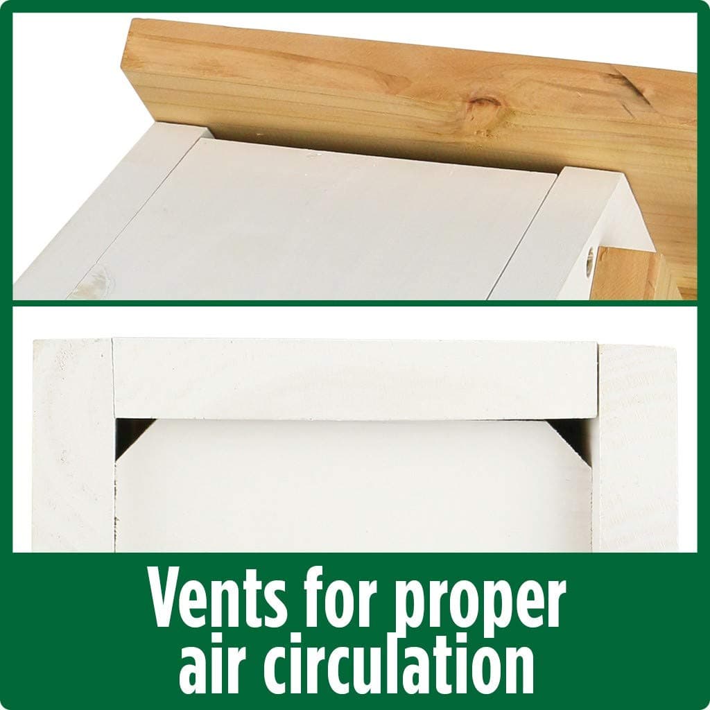 Wild Wings WWLH3-DECO Farmhouse Bluebird House, White - Thumbnail 8