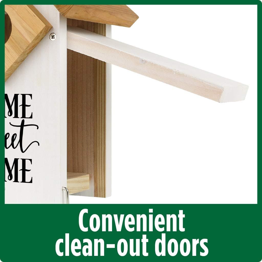 Wild Wings WWLH3-DECO Farmhouse Bluebird House, White - Thumbnail 6