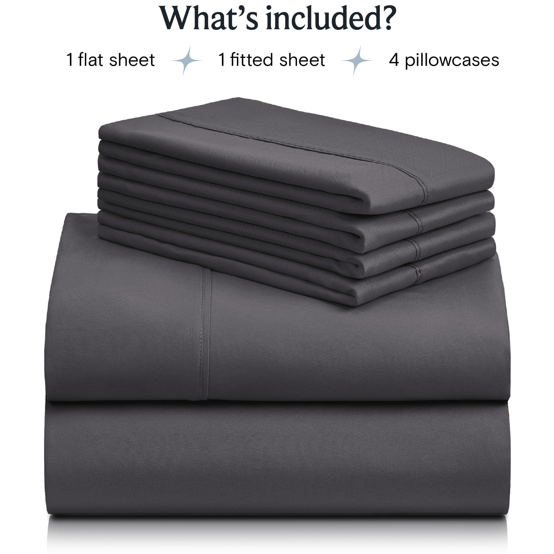 LuxClub 6 PC Queen Sheet Set, Sheets Queen Size, Deep Pockets 18" Eco Friendly W - Thumbnail 2