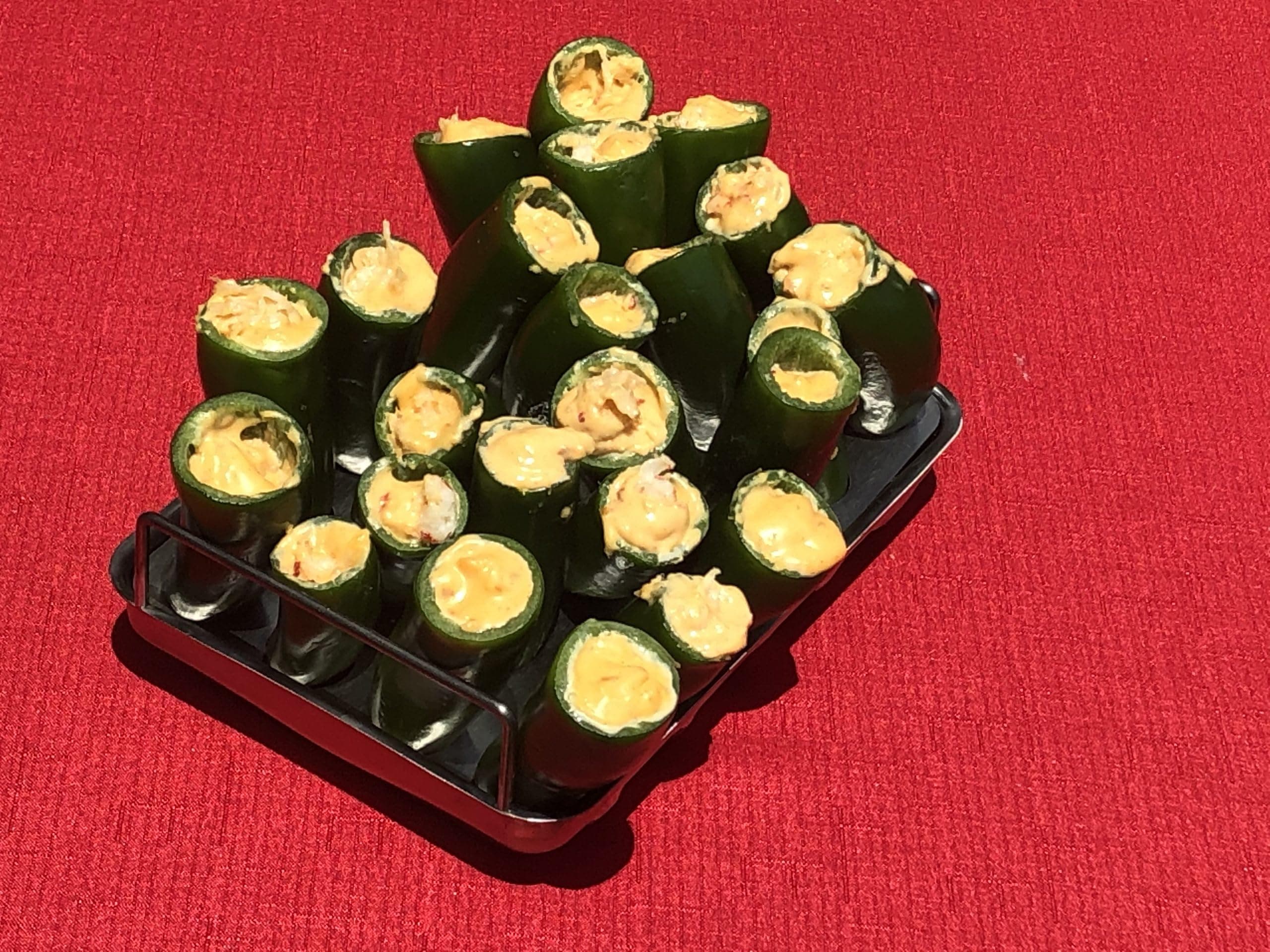 King Kooker Model 24VJR Stainless Steel Jalapeno Rack and Cooking Tray with Core - Thumbnail 2