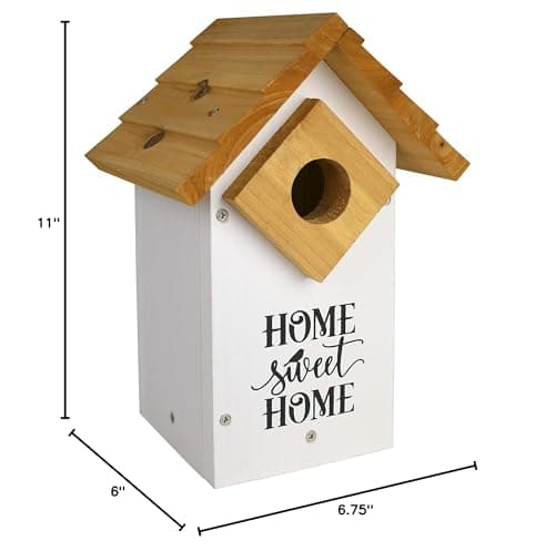 Wild Wings WWLH3-DECO Farmhouse Bluebird House, White - Thumbnail 9