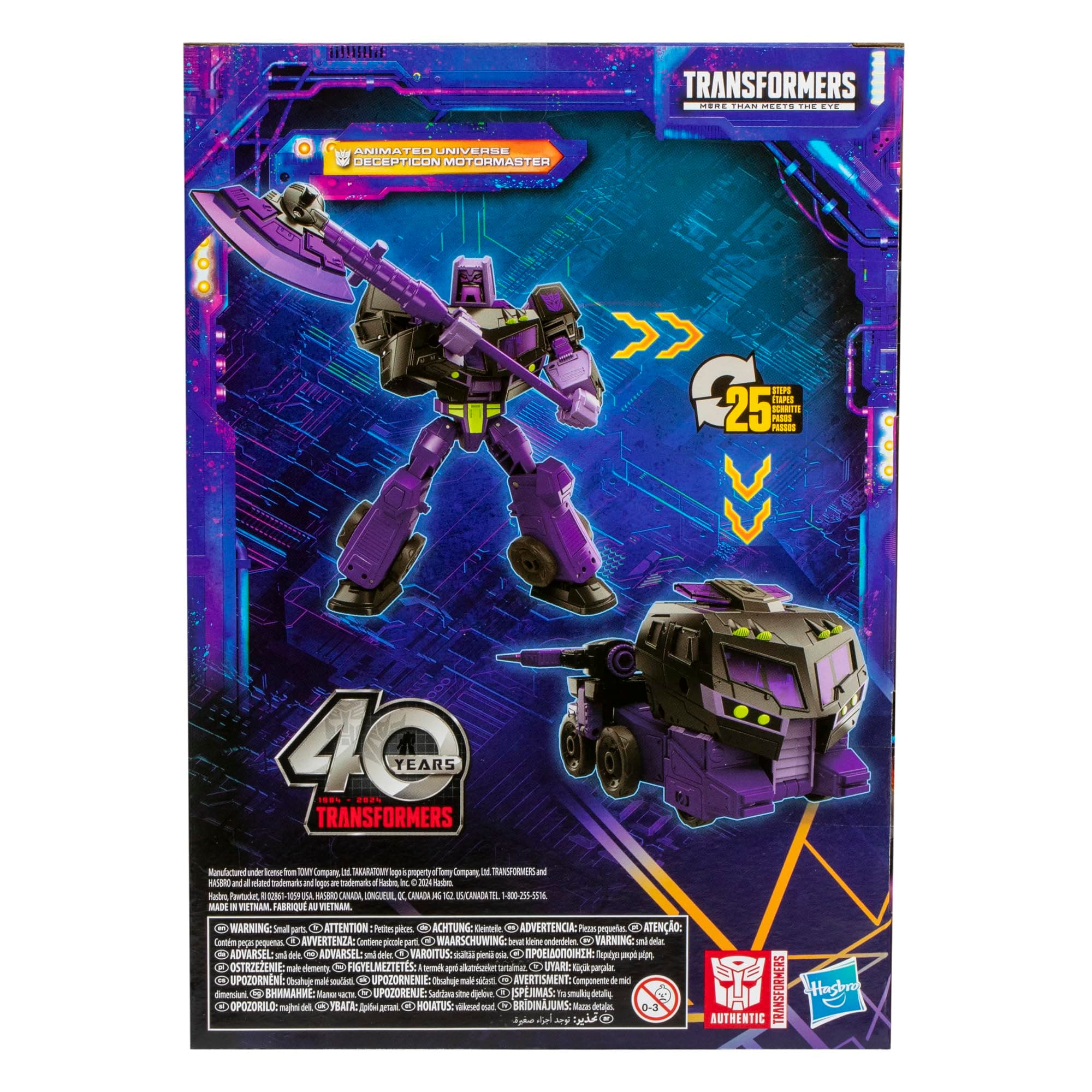Transformers Legacy United Voyager Class Animated Universe Decepticon Motormaste - Thumbnail 4