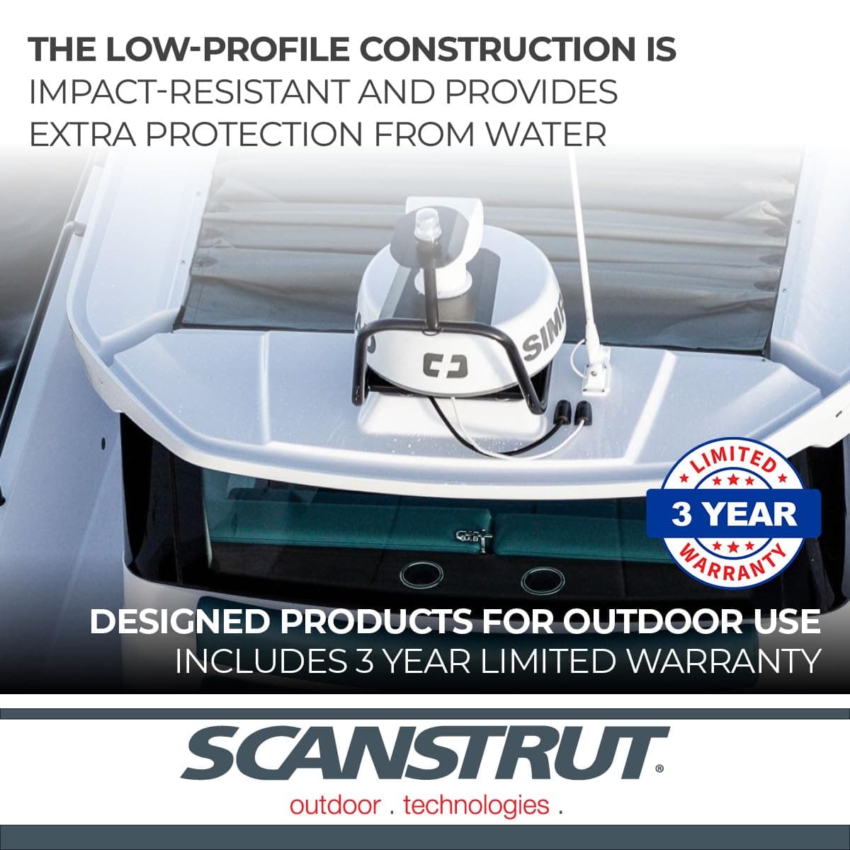 Scanstrut DS-H10-BLK Horizontal Cable Seal for Cables from 6-10mm - Black - Thumbnail 5