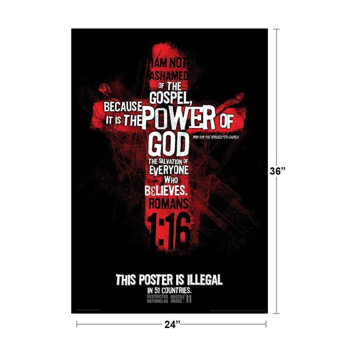 This Poster Is Illegal In 51 Countries Gospel Religious Freedom Religion Quote R - Thumbnail 4