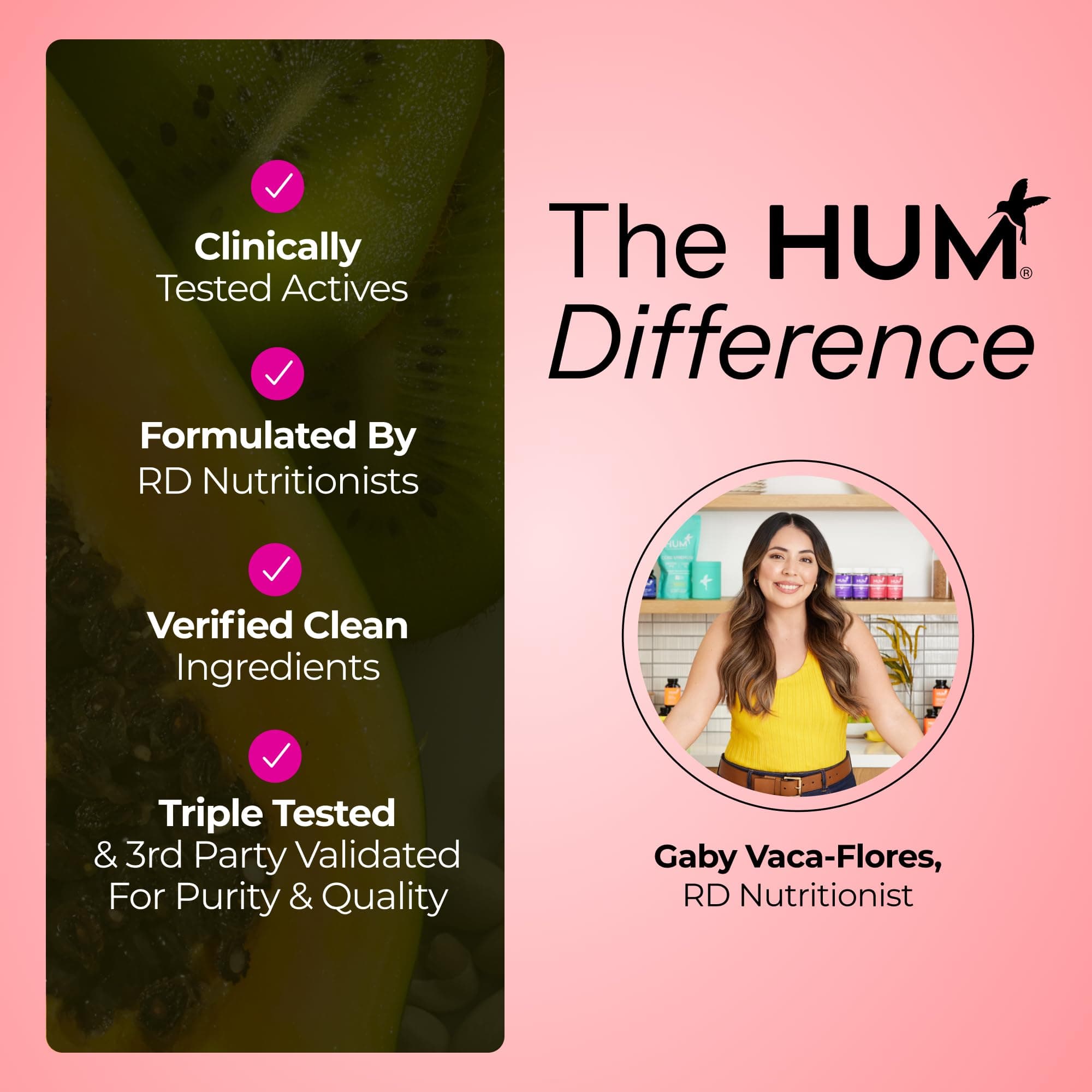 HUM Red Carpet Skin & Hair Vitamins for Women with Omega 3 Fatty Acids, Vitamin - Thumbnail 8