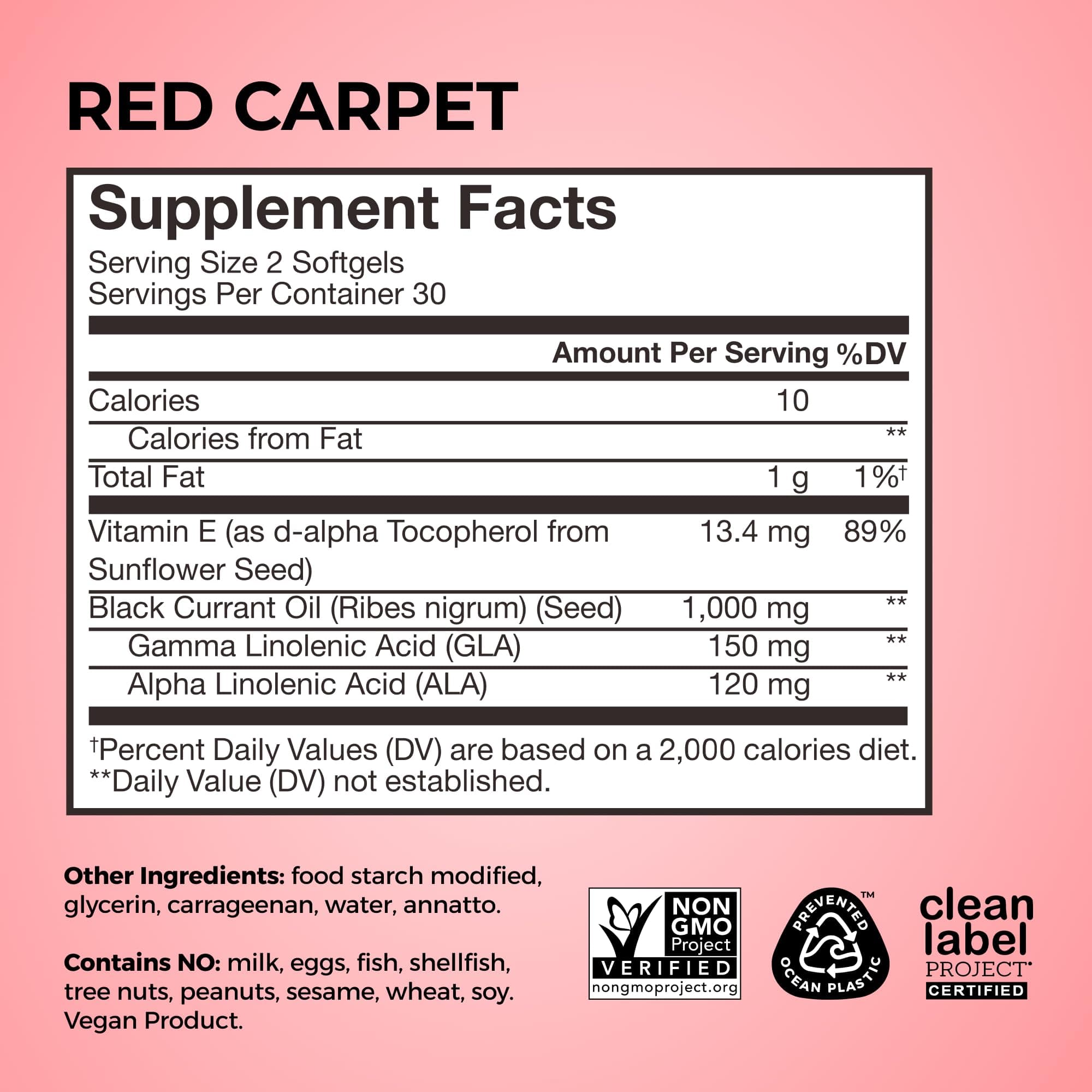 HUM Red Carpet Skin & Hair Vitamins for Women with Omega 3 Fatty Acids, Vitamin - Thumbnail 5