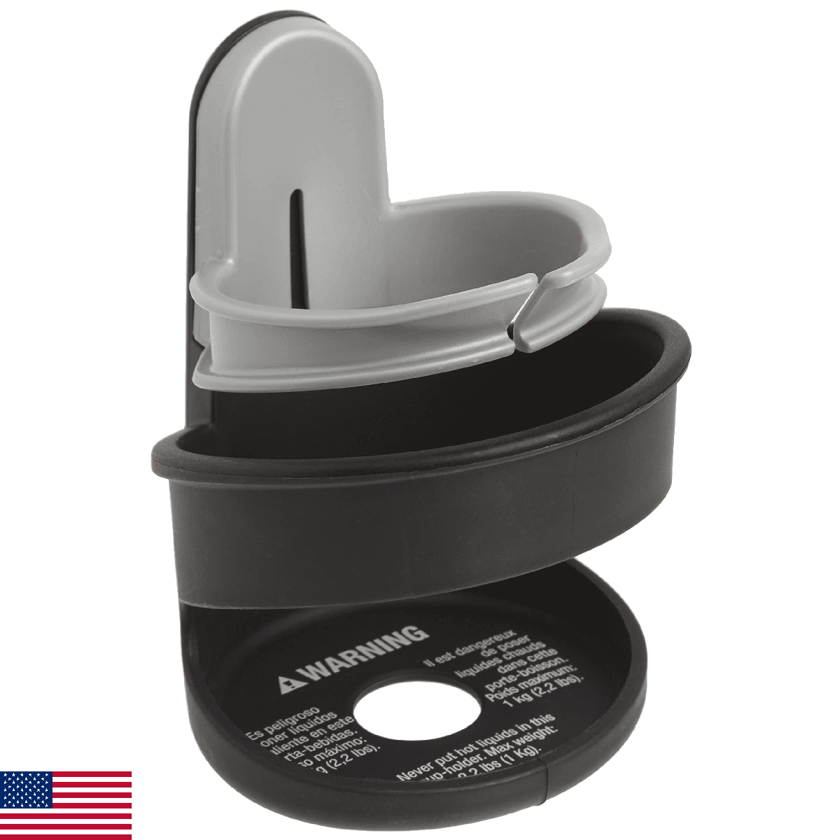 Peg Perego Stroller Cup Holder, Charcoal - Image 1