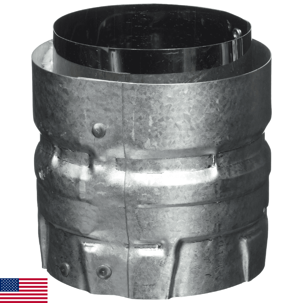 M & G DURAVENT 3PVL-ADR 3" Pellet Vent Adapter - Image 1