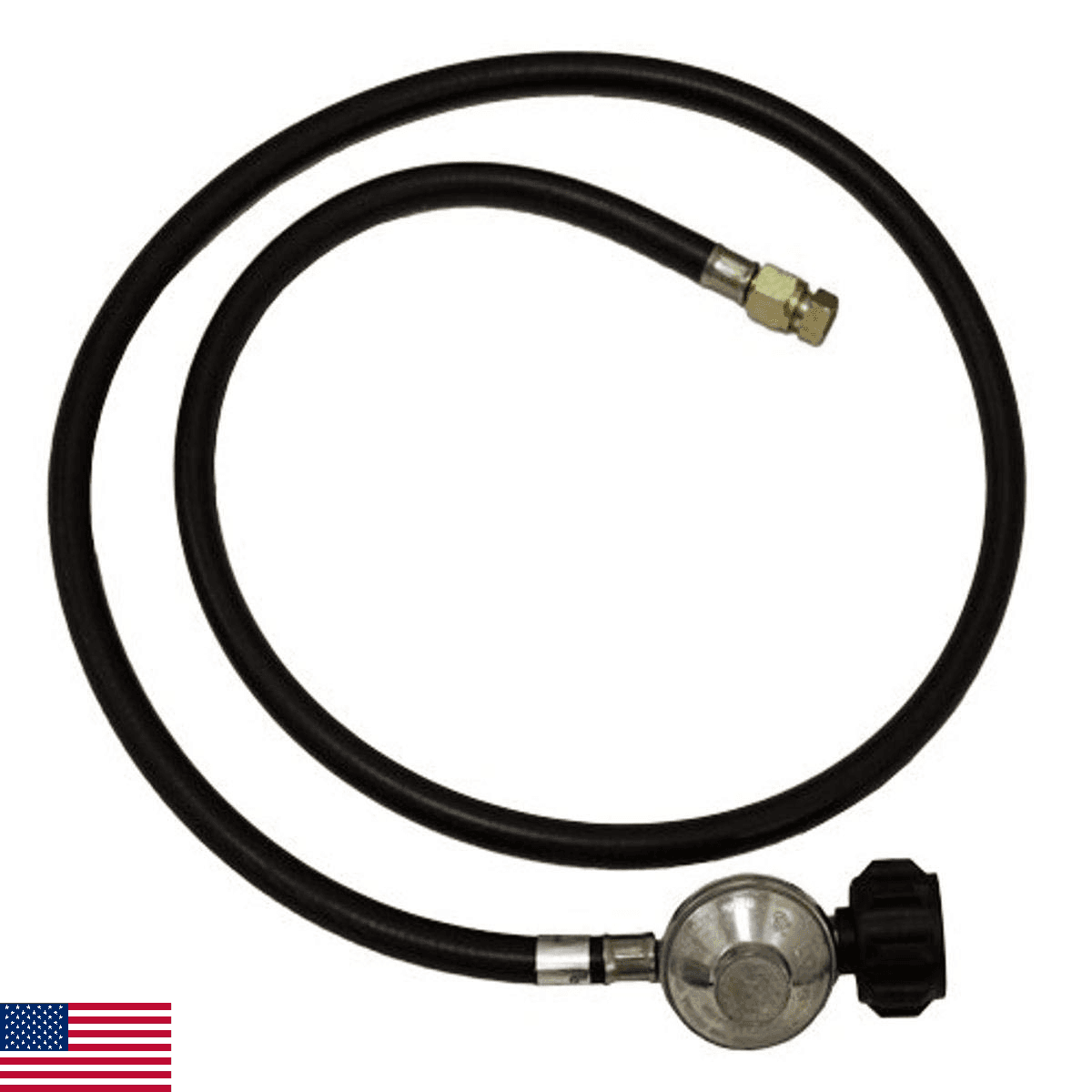Hiland THP-GSL-REG 3/8 Fitting Gas Supply Line and Regulator for Tall Patio Heat - Image 1