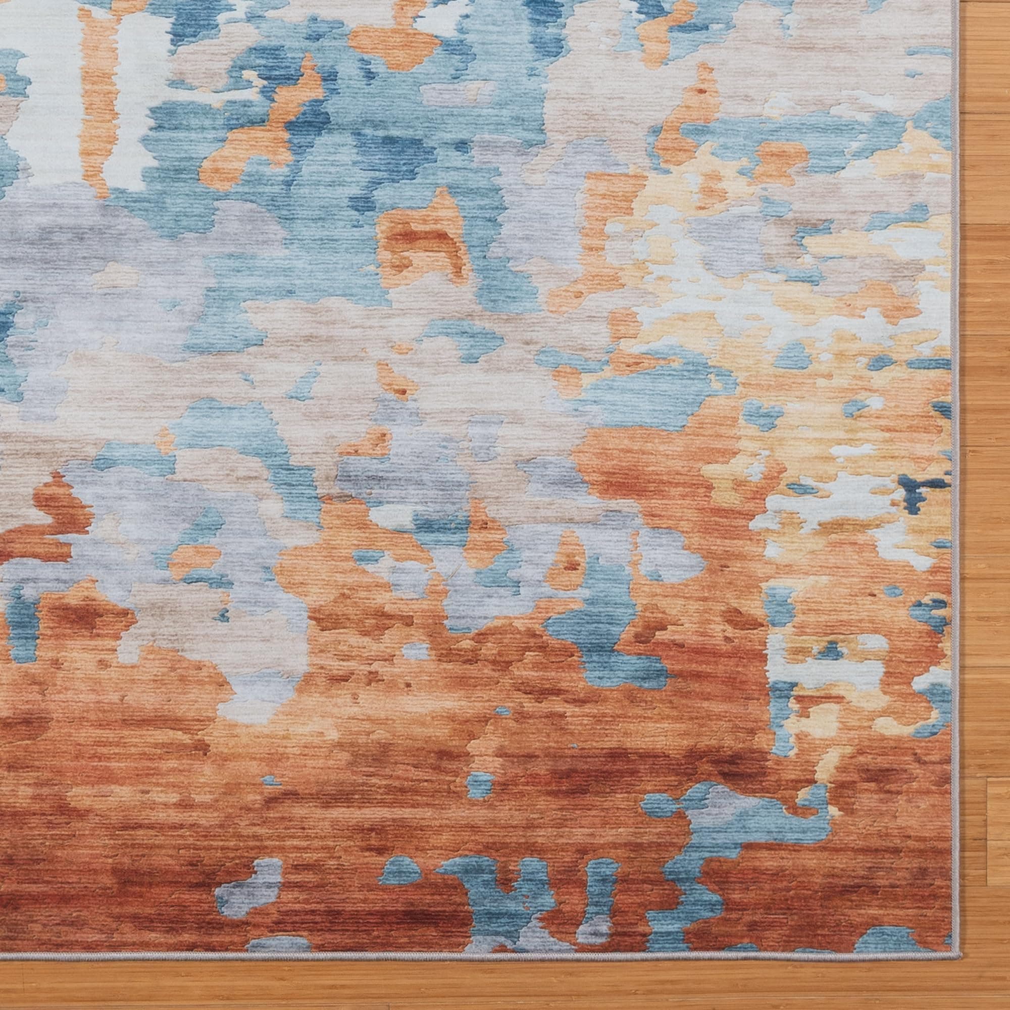 Gertmenian Indoor Boho Area Rug - 8x10 Large, Non Slip, Super Strong, Ideal for - Thumbnail 3