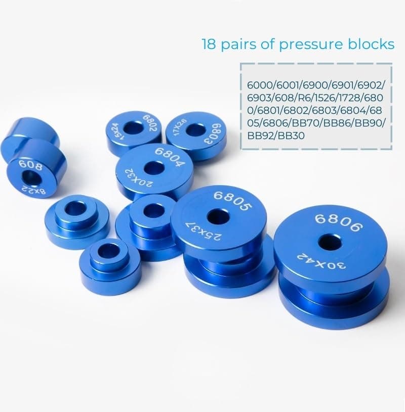 Enajucy Bike Headset Press Tool Set Bicycle Headset Wheel Hub Bearing Press Bike - Thumbnail 3