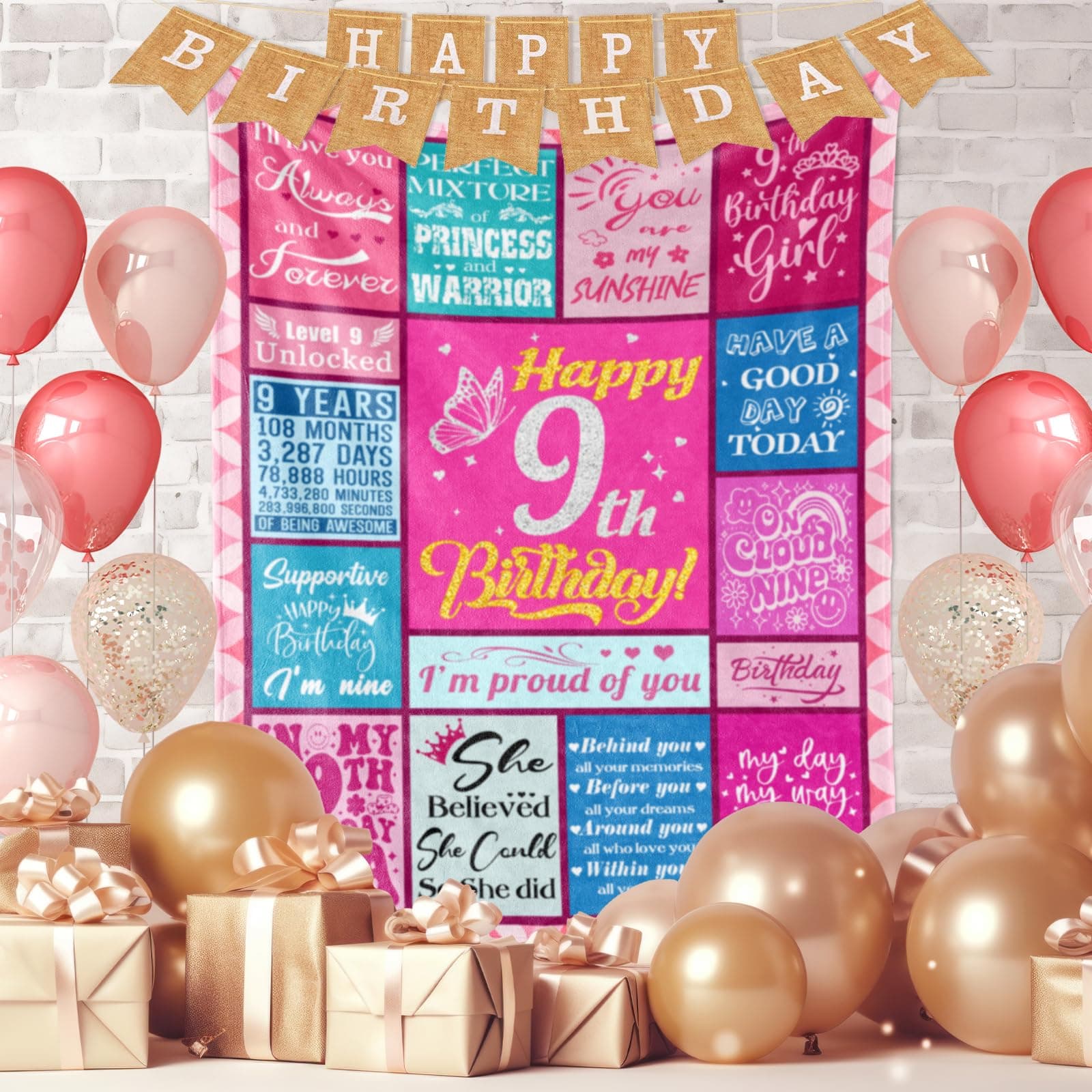 Lavua 9 Year Old Girl Birthday Gifts - Birthday Gift for 9 Years Old Girl - 9th - Thumbnail 3