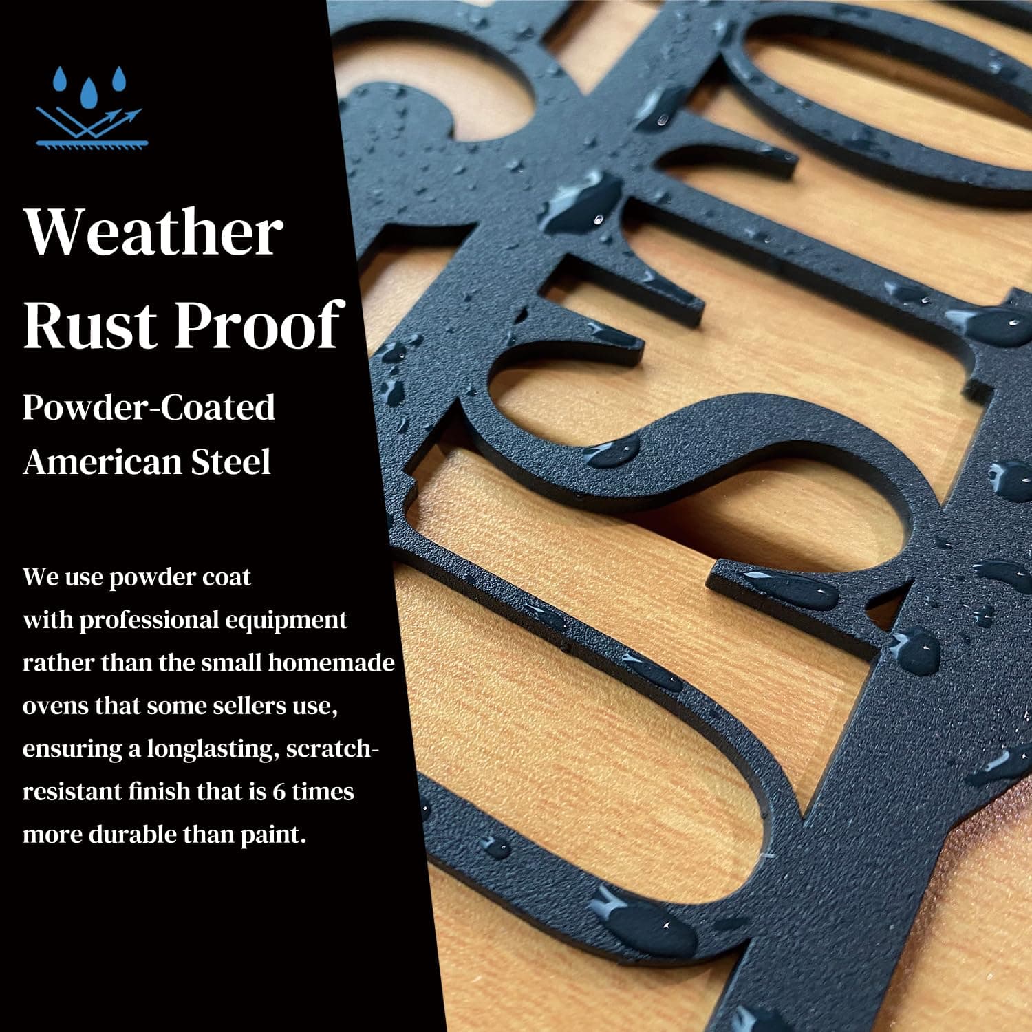 Personalized Metal Wedding Gift Sign - Couples Name & Date - Forever Love Decor - Thumbnail 8