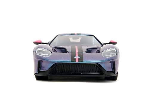 Jada Pink Slips 1:24 W7 2017 Ford GT Die-Cast Car, Toys for Kids and Adults (Met - Thumbnail 2