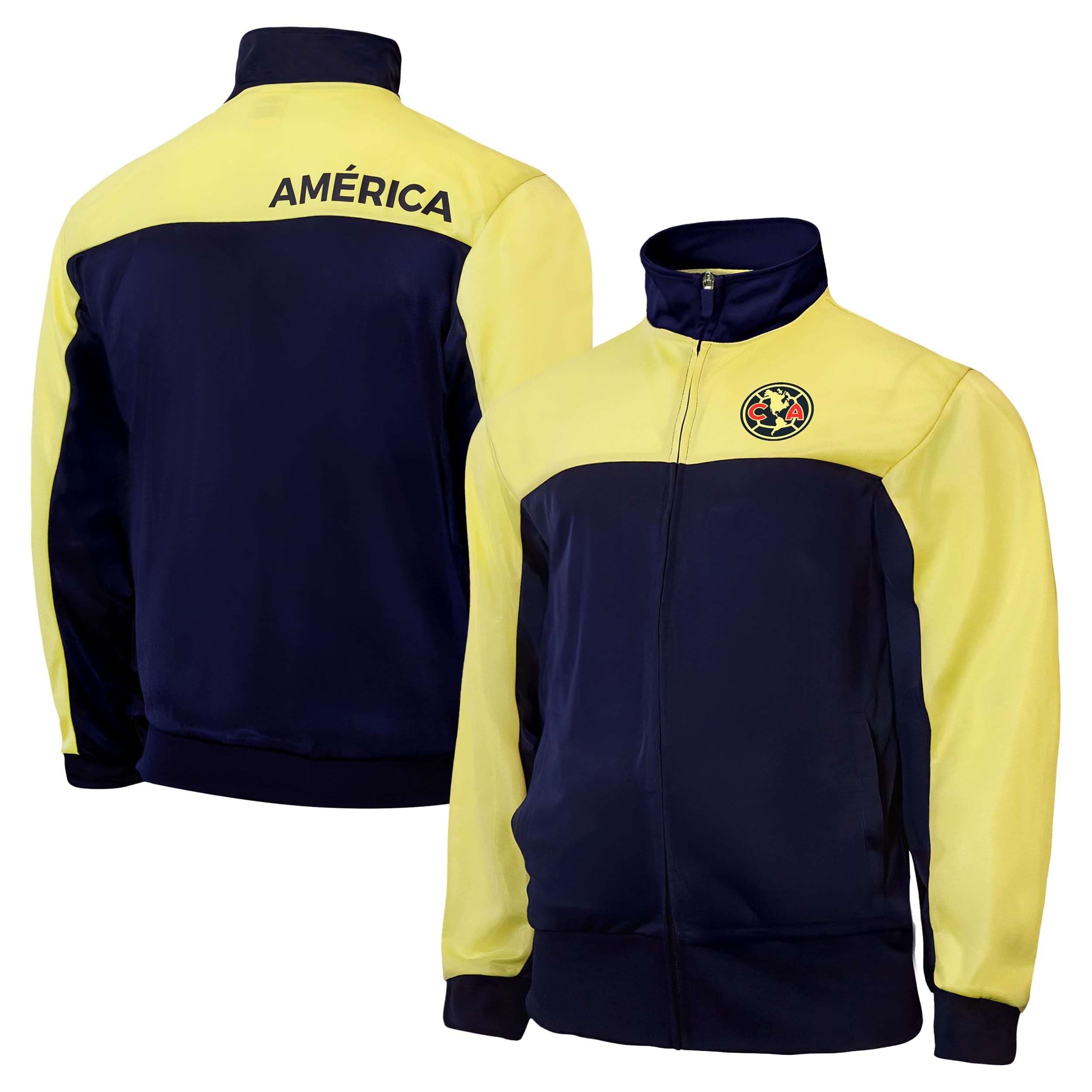 Icon Sports Officially Licensed Mens Club America Soccer Track Jacket – Full Zip - Thumbnail 3