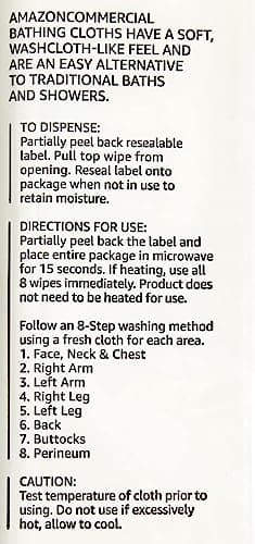 AmazonCommercial Bathing Cloths, 8 count, 12 Pack (96 Total Wipes) - Thumbnail 6