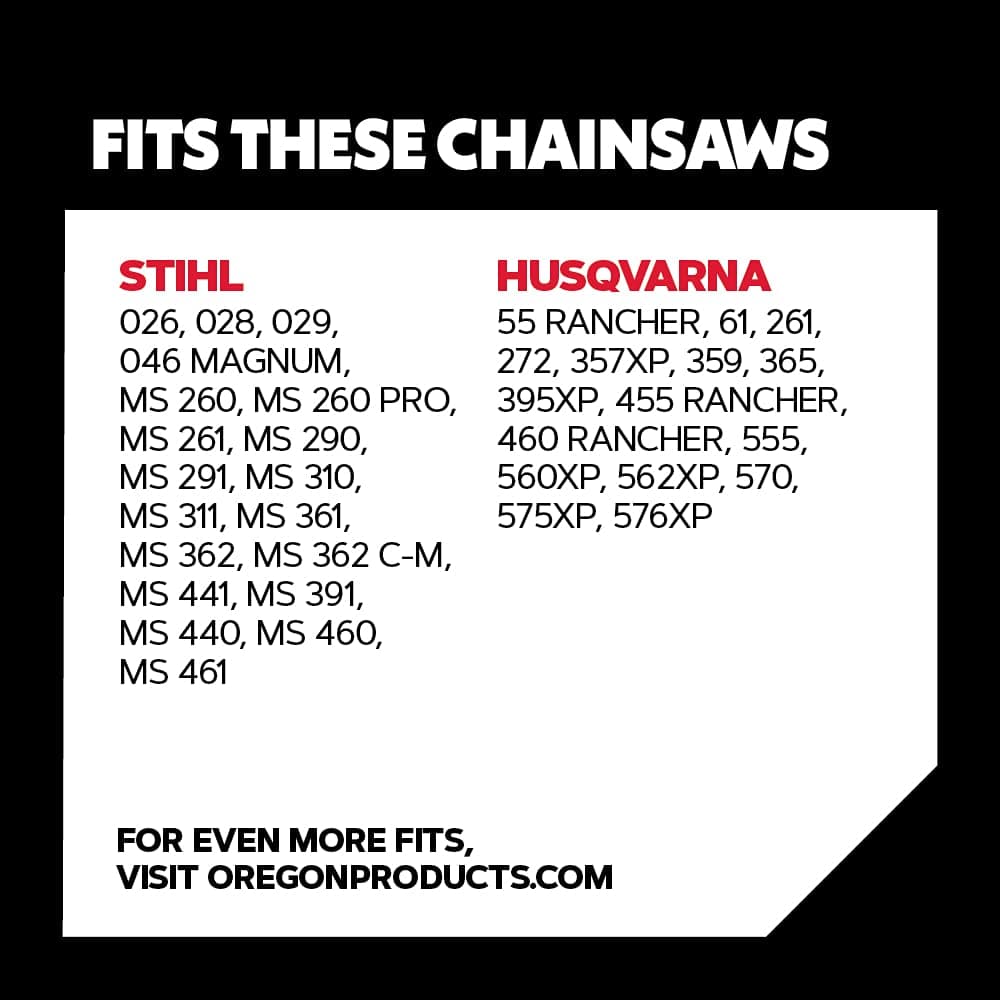 Oregon D72 AdvanceCut Chainsaw Chain for 20-Inch Bar, 72 Drive Links, Low-Kickba - Thumbnail 3