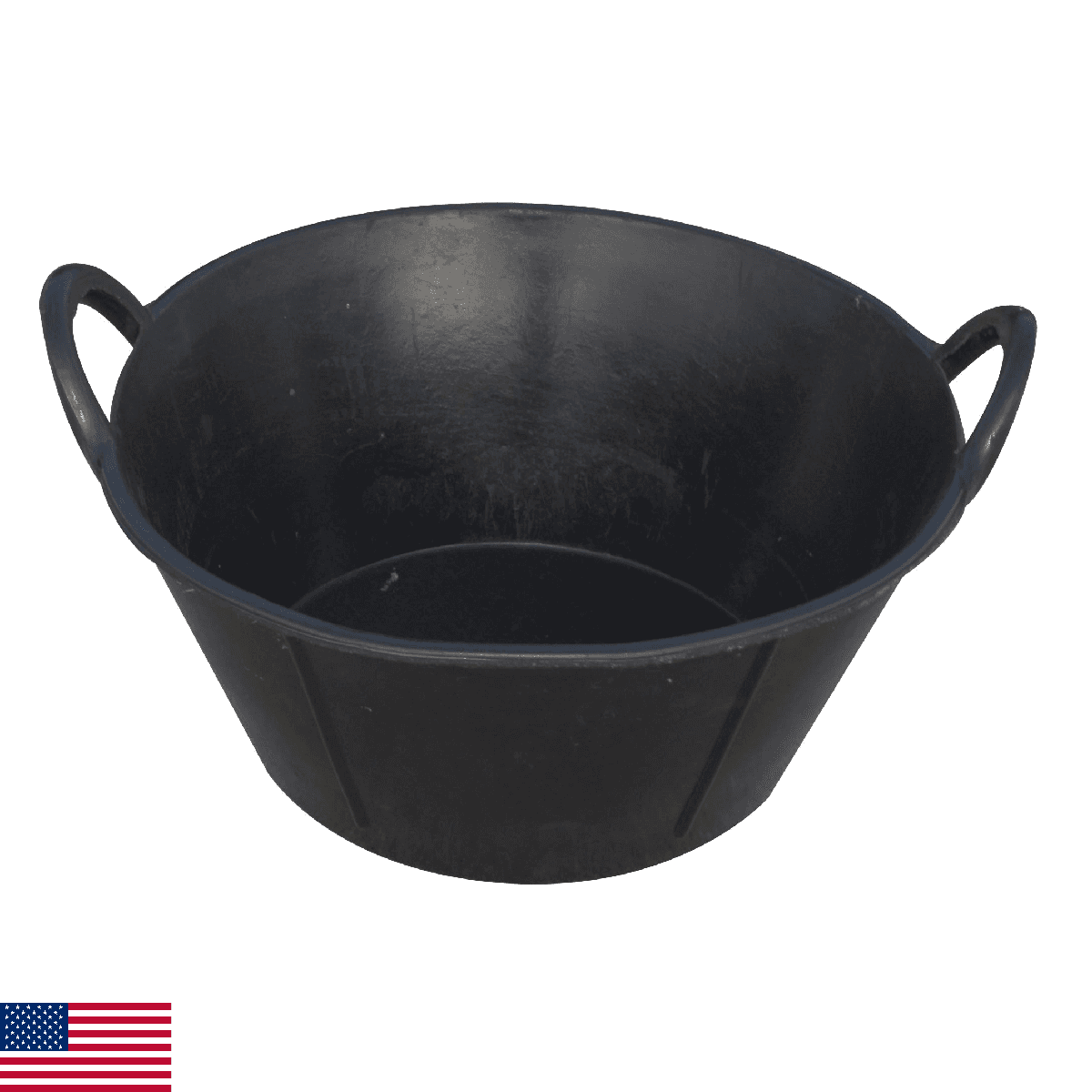 Little Giant® Rubber Utility Pan | Durable & Versatile Rubber Tub with Handles ( - Image 1
